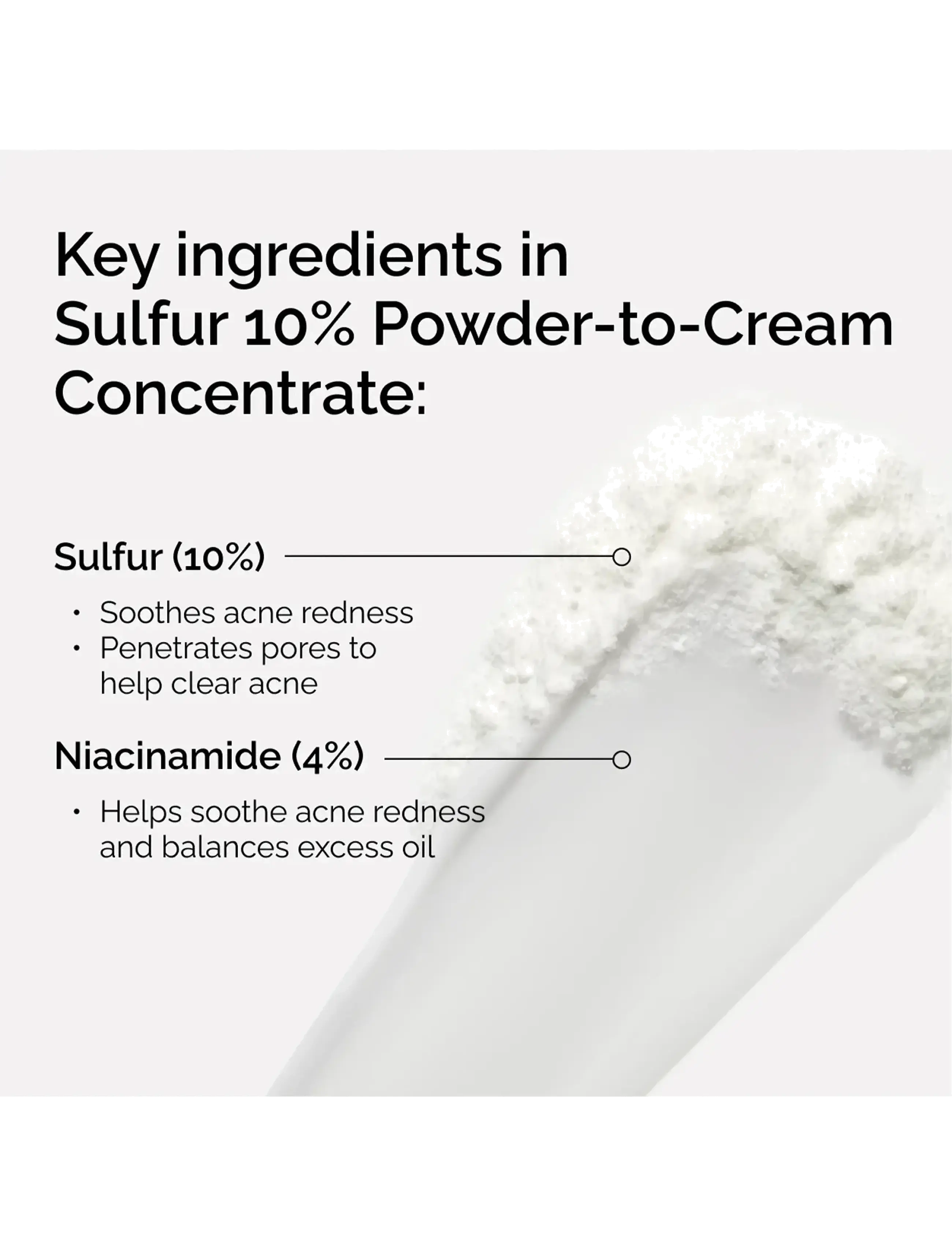 The Ordinary - Sulfur 10% Powder-to-Cream Concentrate - sumarhúð - clear - 4