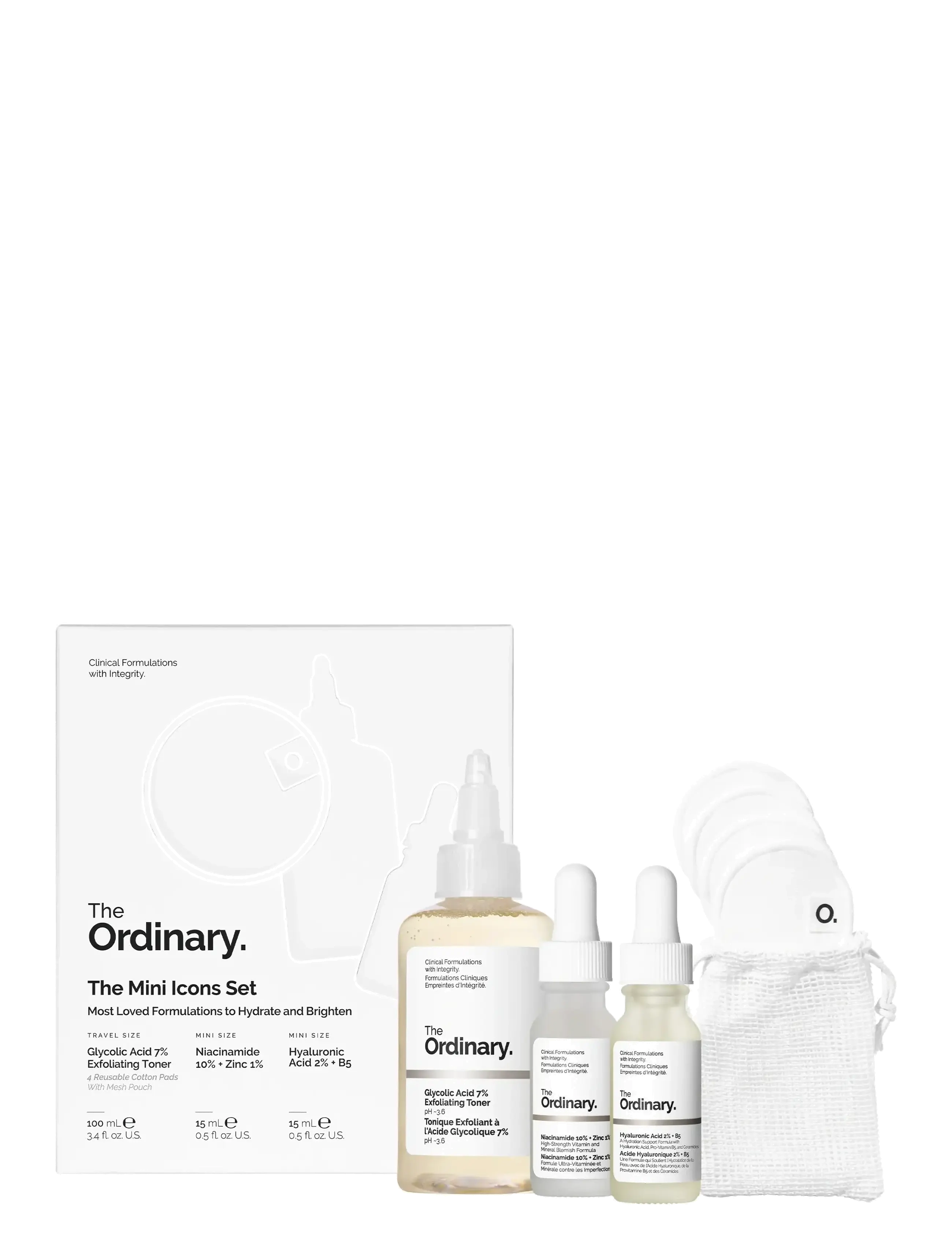 The Ordinary The Mini Icons Set, Serum, Nude, Str: ONE SIZE