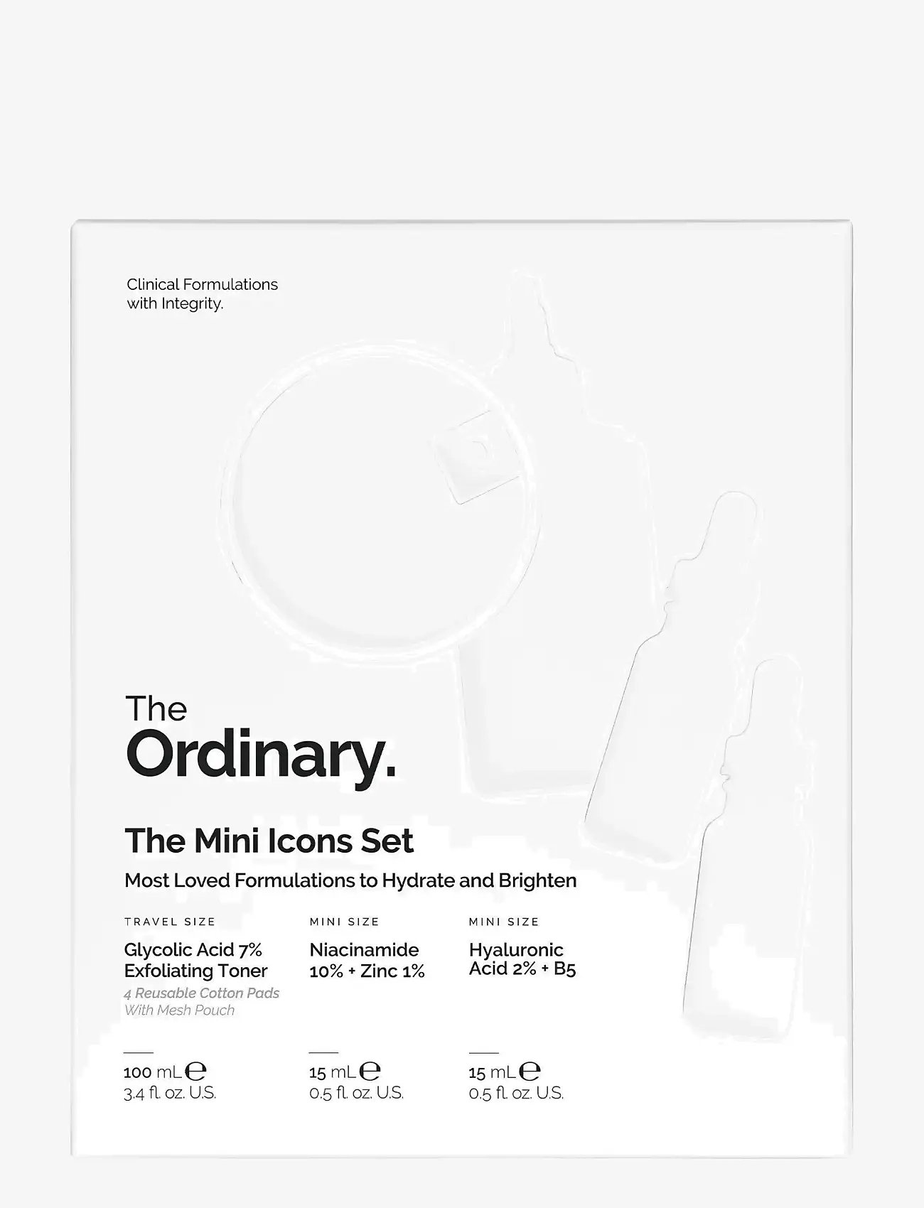 The Ordinary - The Mini Icons Set - serum & oljor  - no color - 3