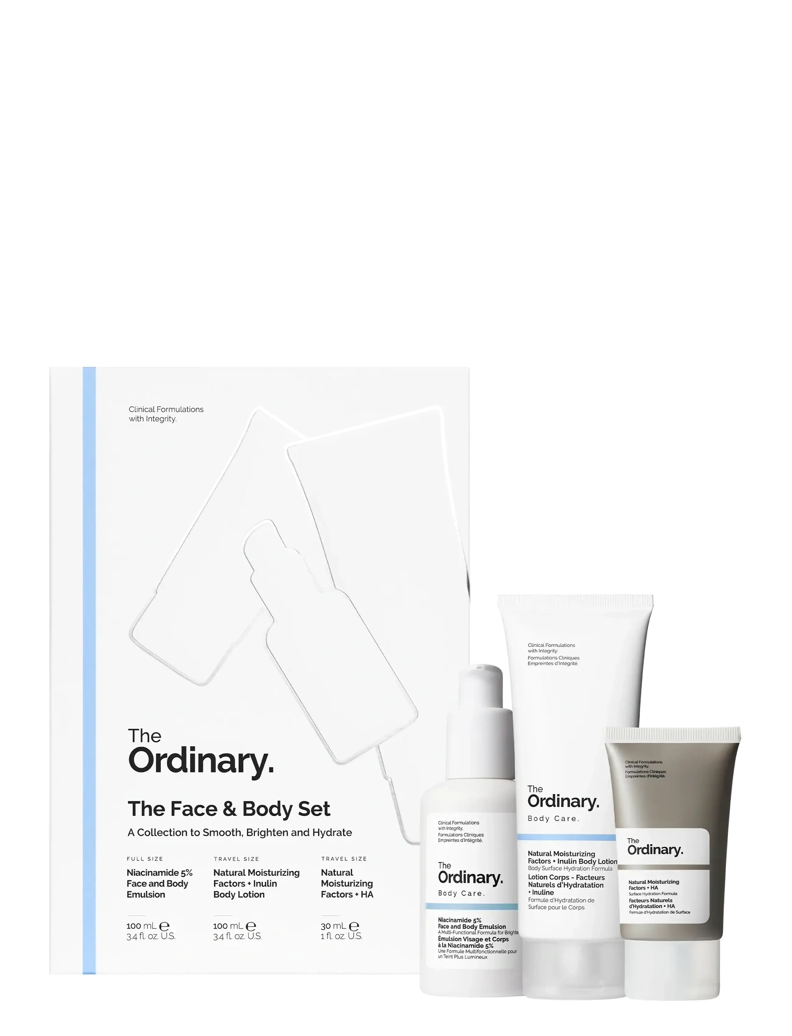 The Ordinary The Face & Body Set, Day Cremes, Nude, Str: ONE SIZE