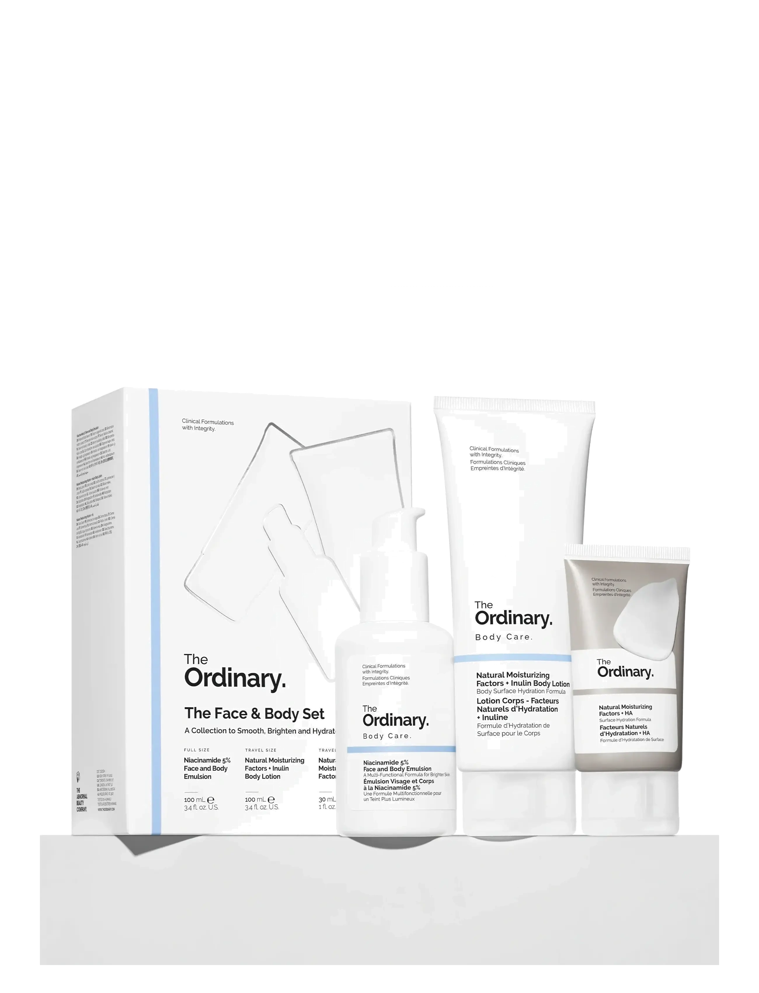 The Ordinary - The Face & Body Set - päivävoiteet - no color - 2