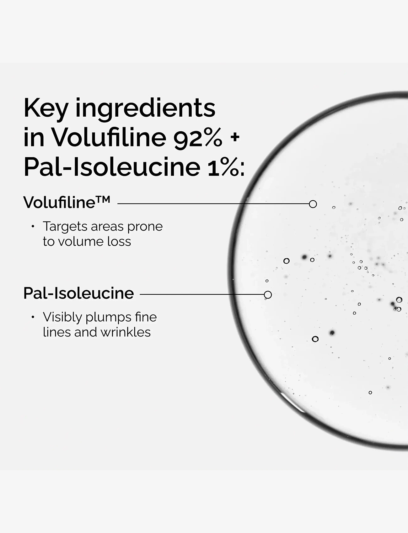 The Ordinary - Volufiline* 92% + Pal-Isoleucine 1% - serum & oljor  - clear - 2