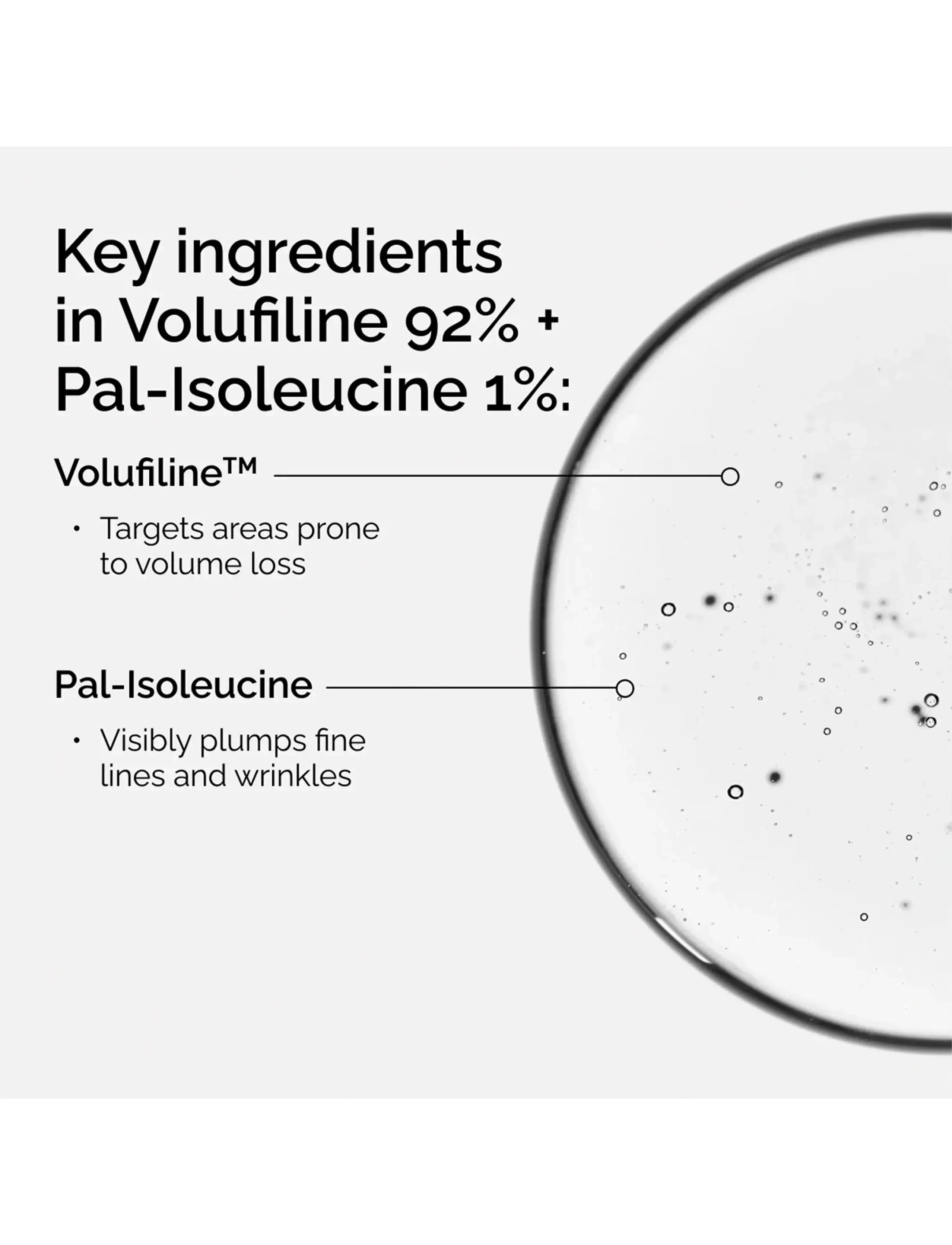 The Ordinary - Volufiline* 92% + Pal-Isoleucine 1% - serum & oljor  - clear - 2