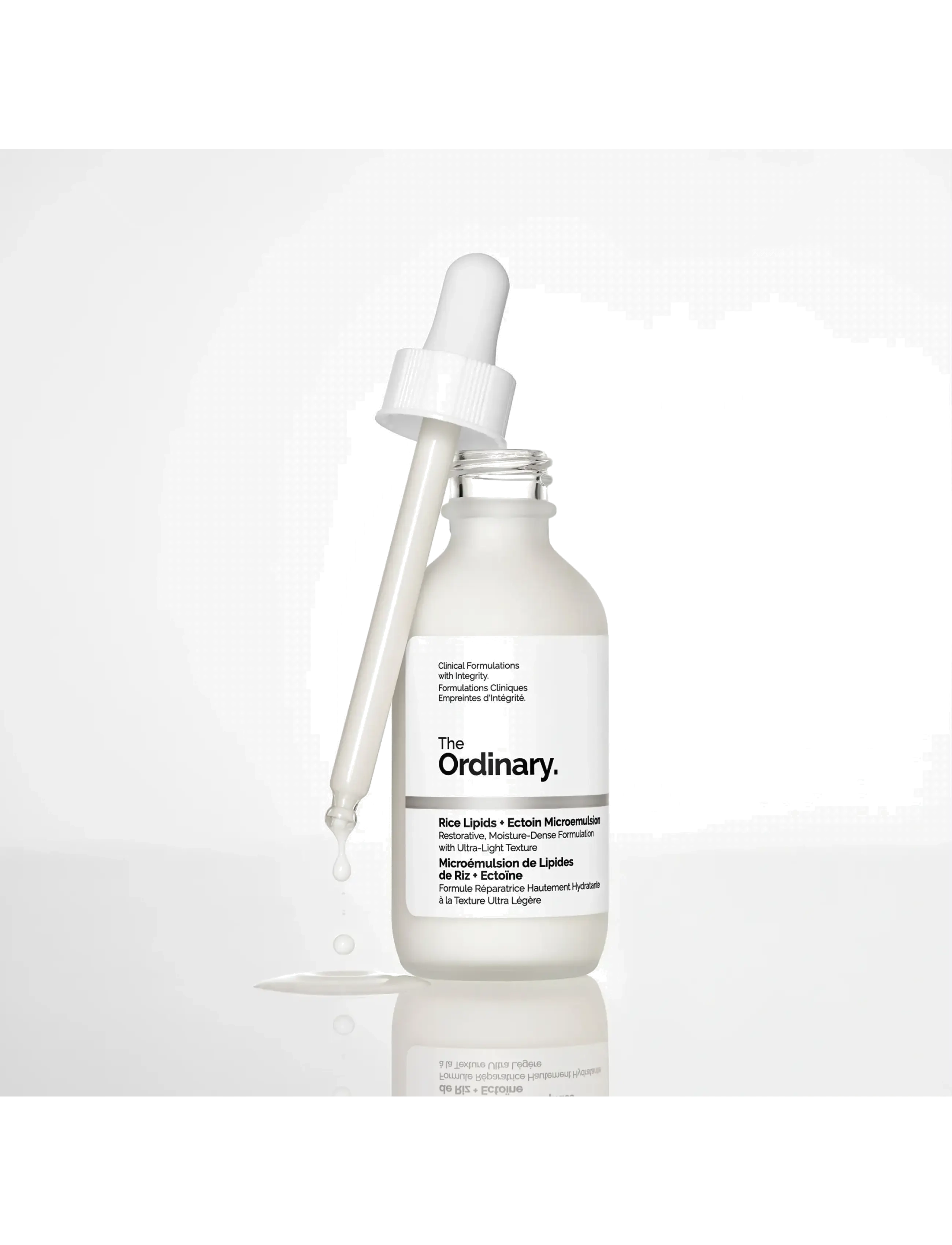 The Ordinary - Rice Lipids + Ectoin Microemulsion - serum & oljor  - clear - 5