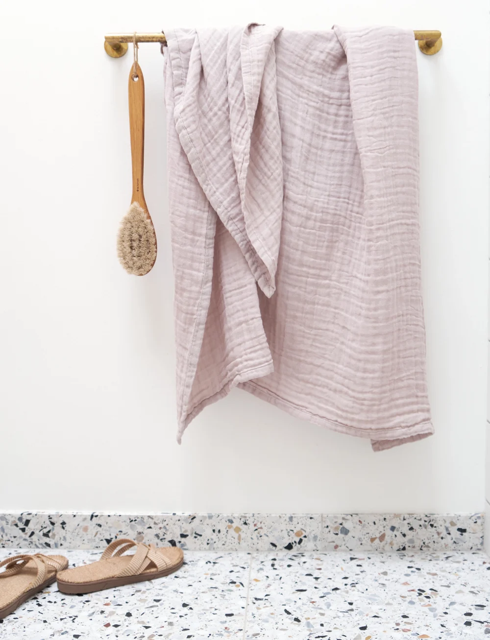 The Organic Company - FINE Bath Towel - akcesoria łazienkowe - 340 dusty lavender - 2