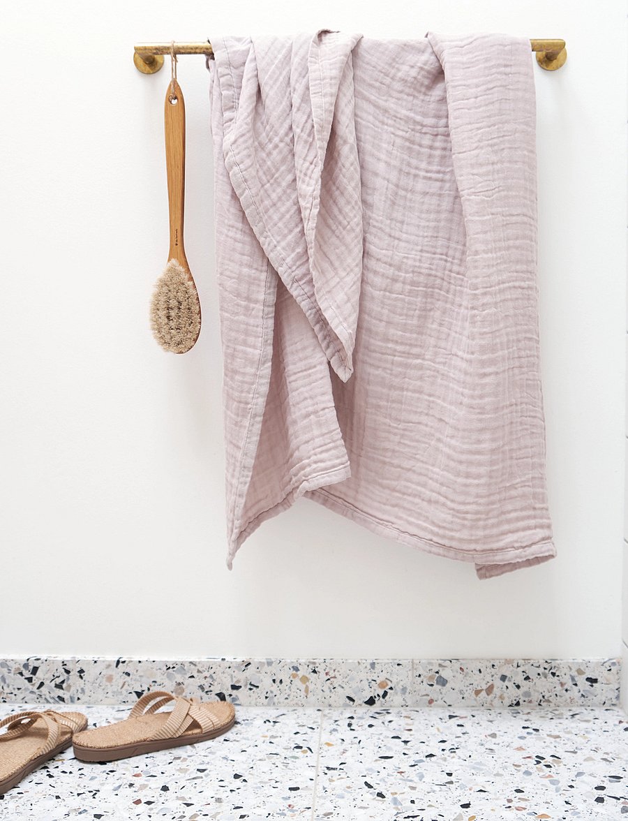 The Organic Company - FINE Bath Towel - serviettes pour le bain - 340 dusty lavender - 0