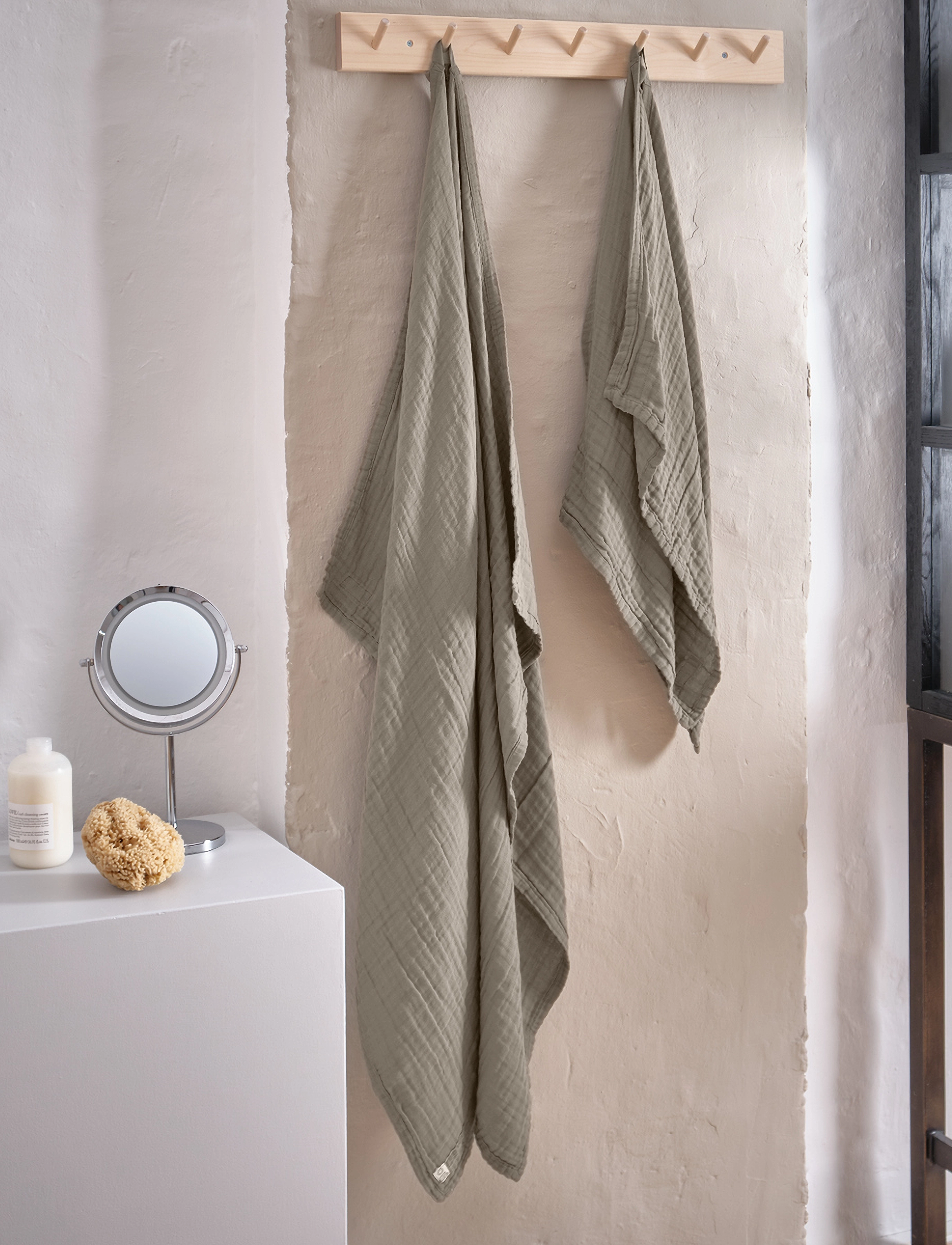 The Organic Company Fine Gift Set, One Size, Towels & Bath Towels, Braun - Hand Homeware