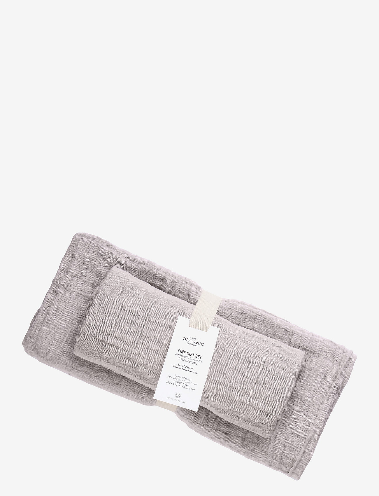The Organic Company - FINE Gift Set - kylpypyyhkeet - 340 dusty lavender - 0