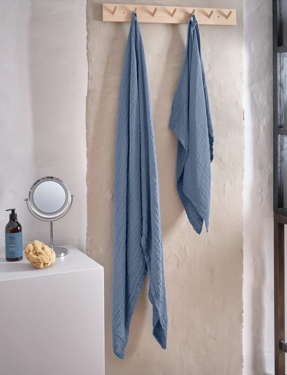 The Organic Company - FINE Gift Set - kylpypyyhkeet - 510 grey blue - 2