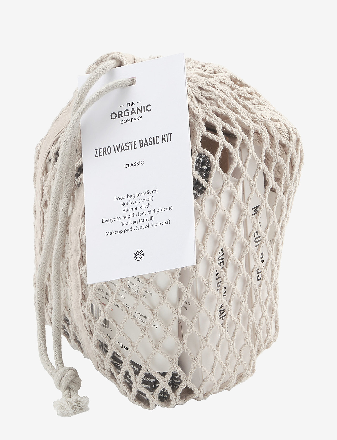 The Organic Company - ZERO Waste Basic Kit - stofservietter - 954 classic set color mix - 1