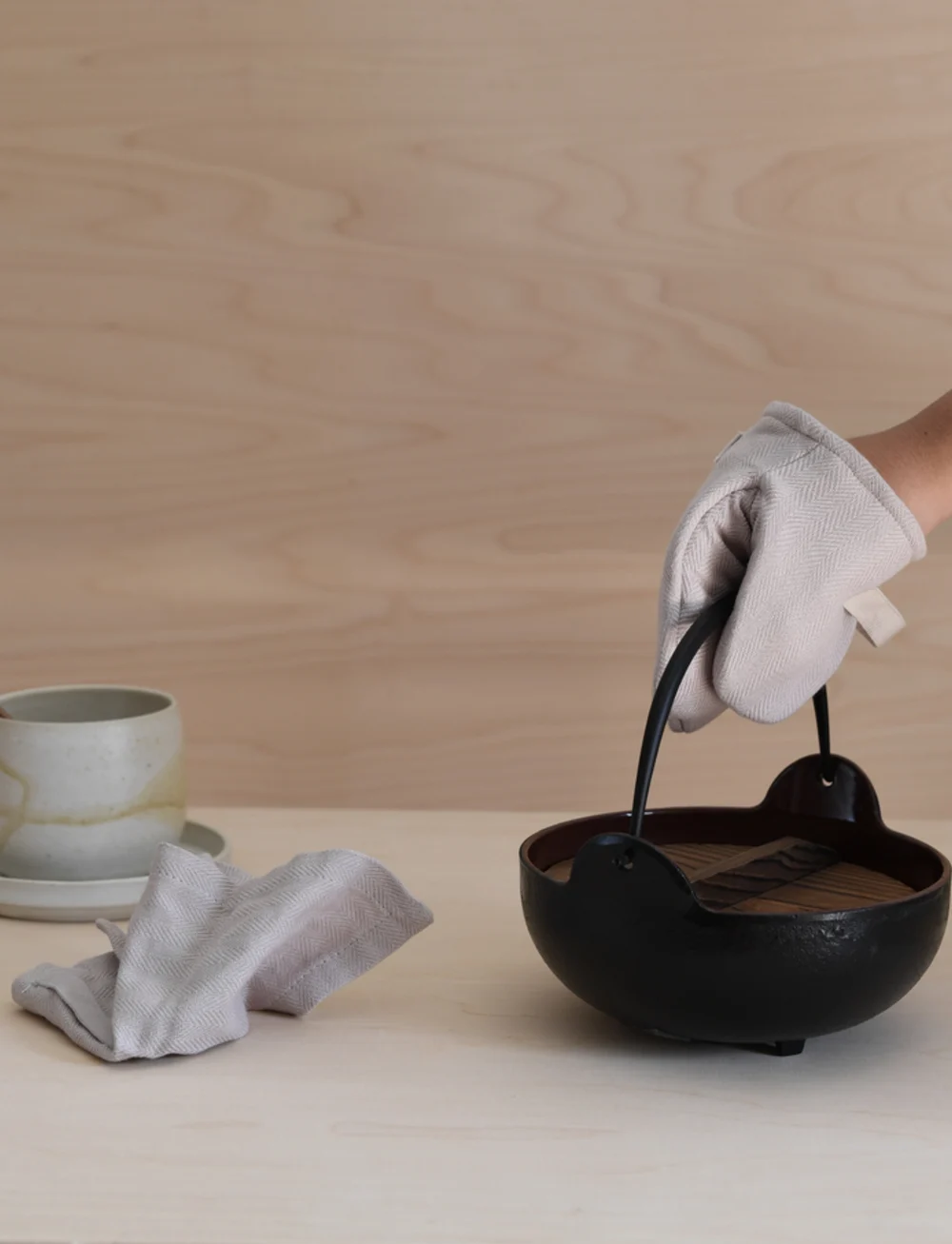 The Organic Company - Mini Oven Mitts - köp efter pris - 340 dusty lavender - 1