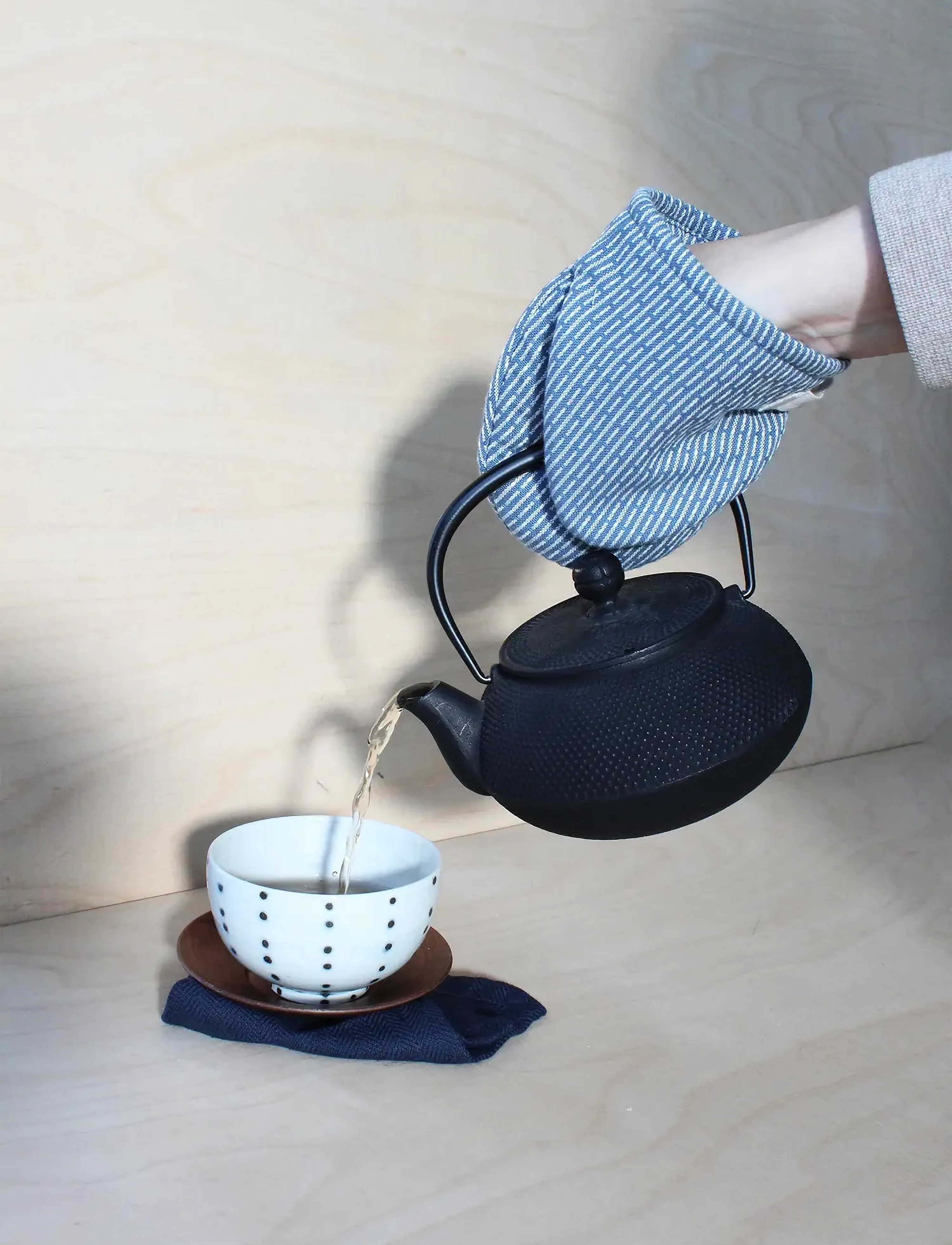 The Organic Company Mini Oven Mitts, One Size x 15, Kitchen Textiles, Grau - Mitts & Gloves, Homeware