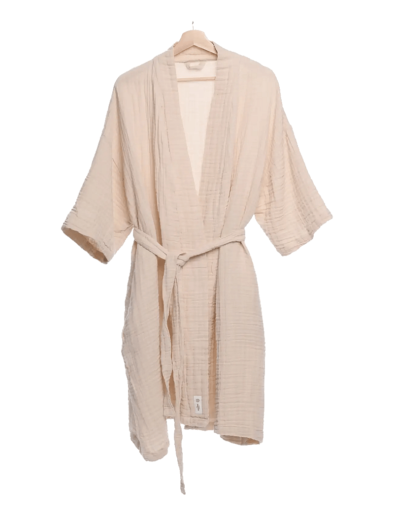 The Organic Company - FINE Bathrobe - nach preis einkaufen - stone - 0