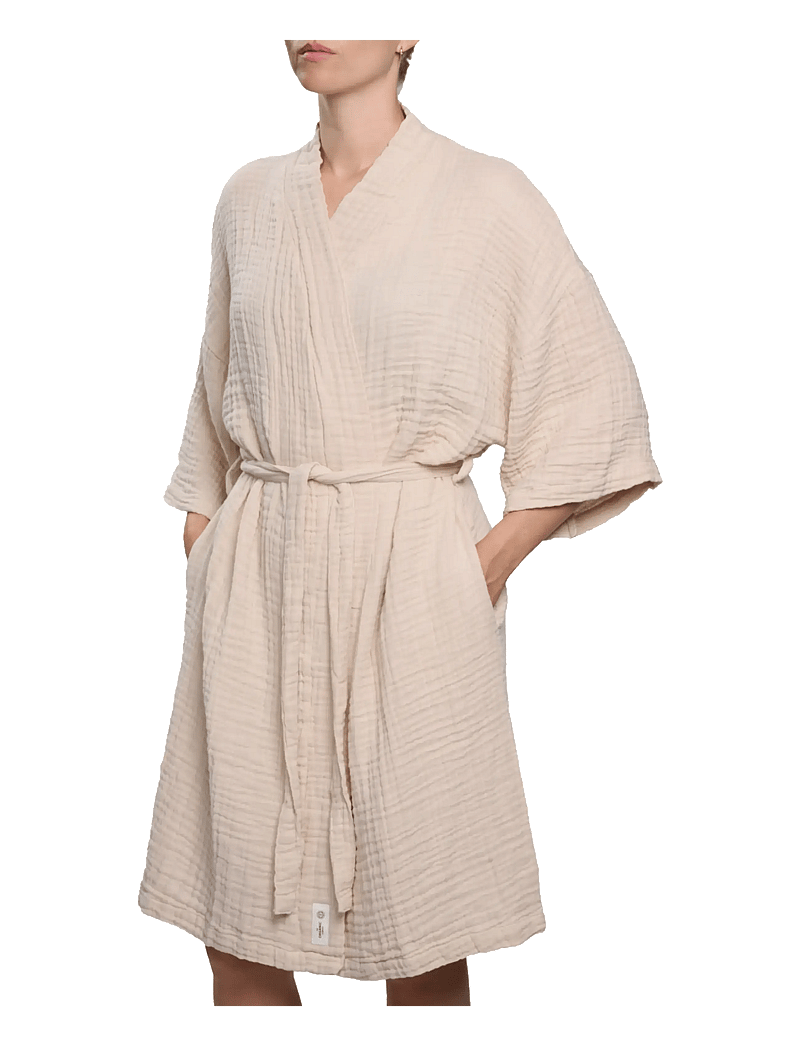 The Organic Company - FINE Bathrobe - nach preis einkaufen - stone - 1