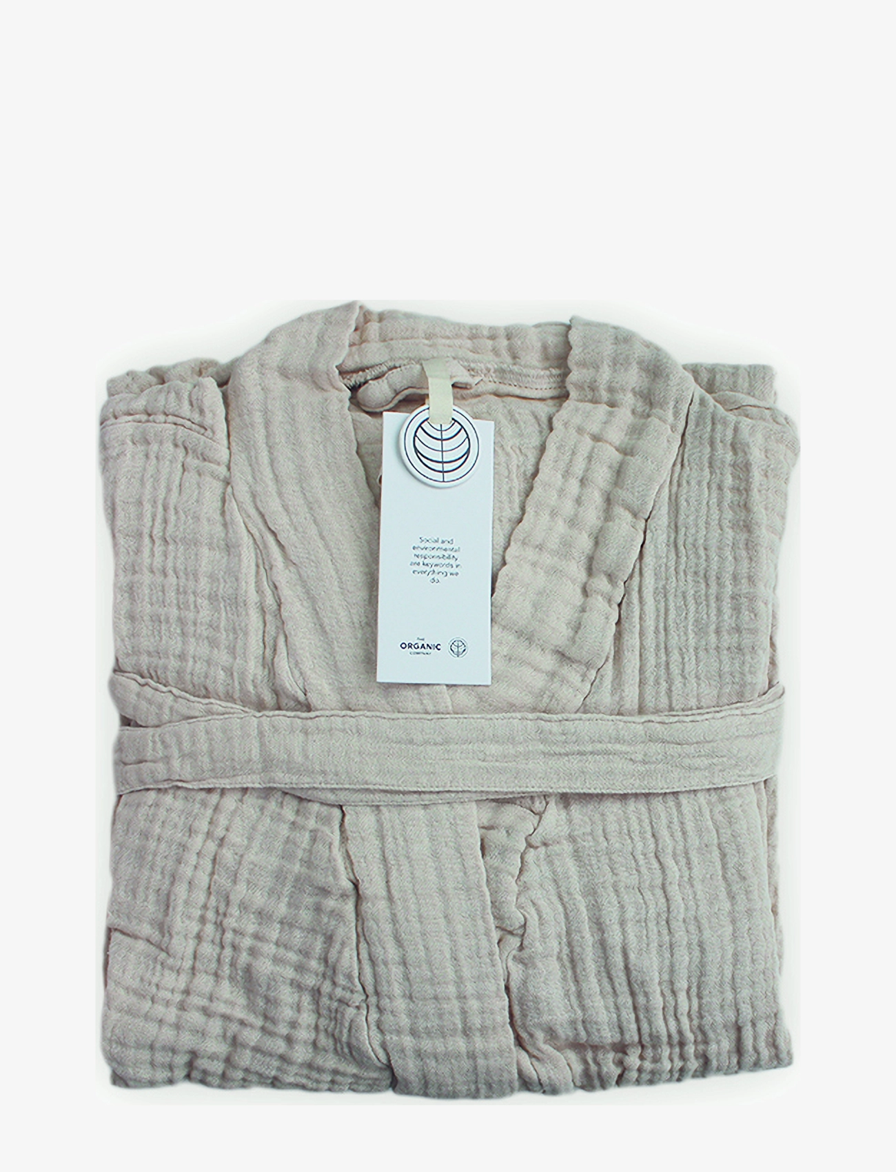 The Organic Company - FINE Bathrobe - everyday style - stone - 3