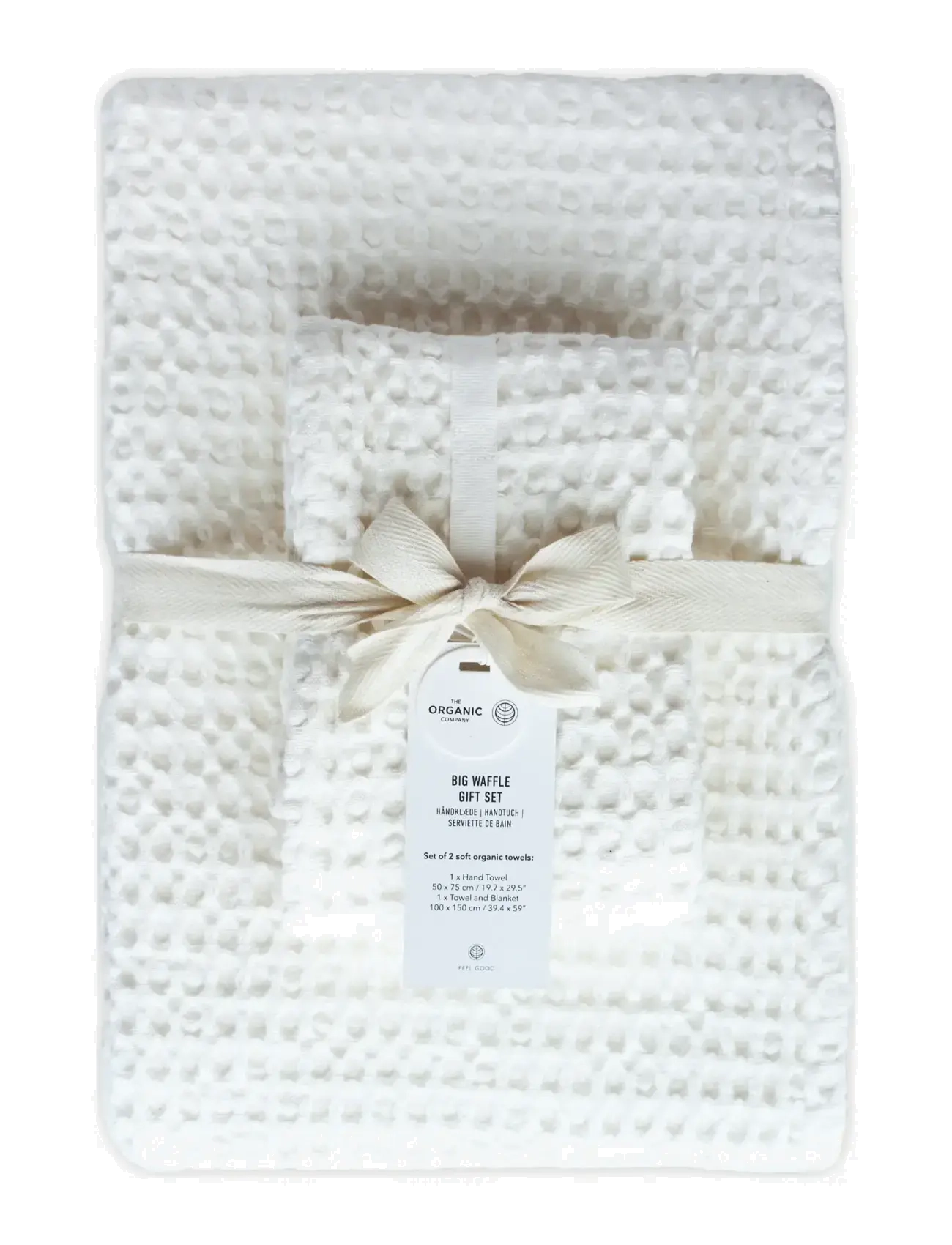 Big Waffle Gift Set - NATURAL WHITE