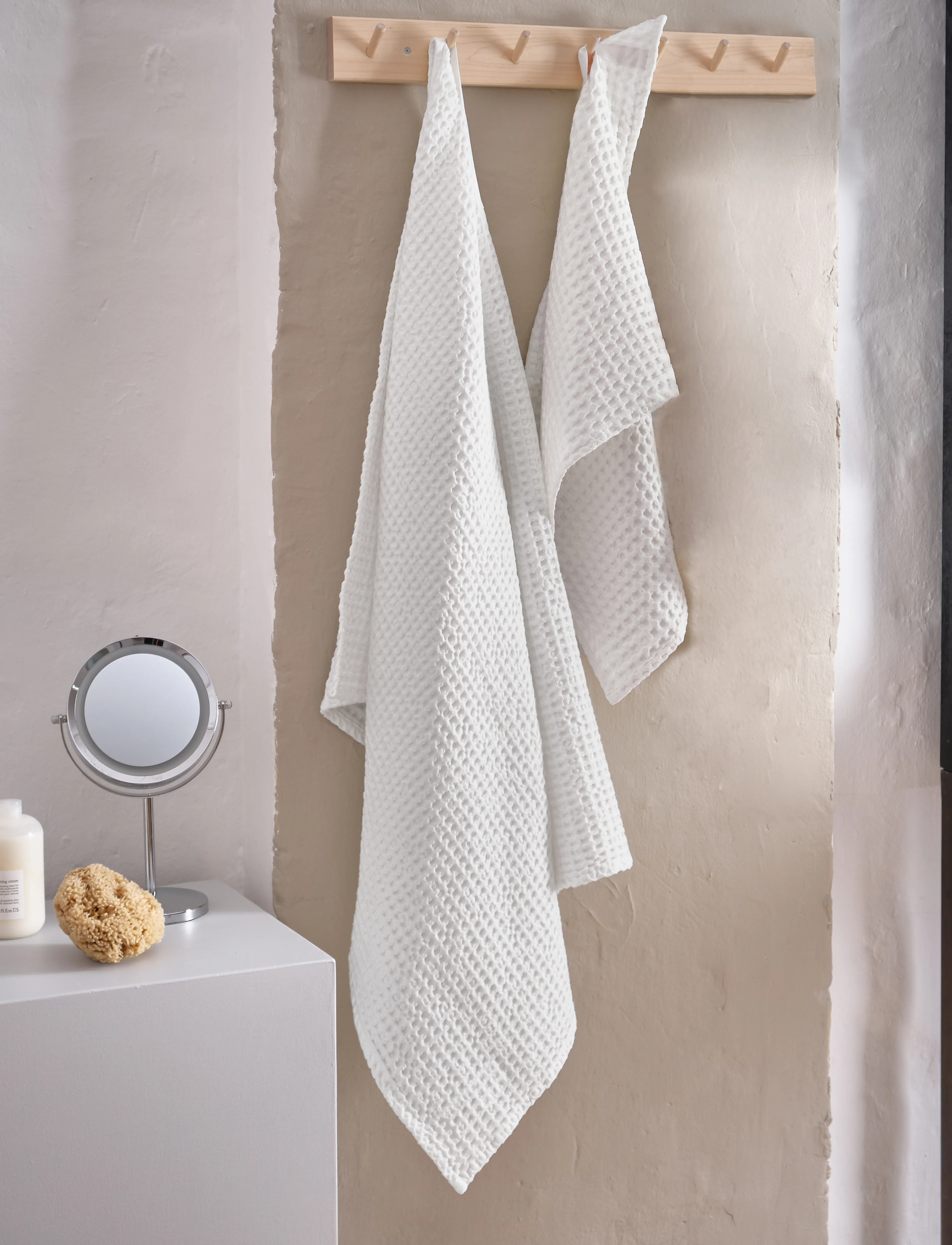 The Organic Company - Big Waffle Gift Set - natural white - 2