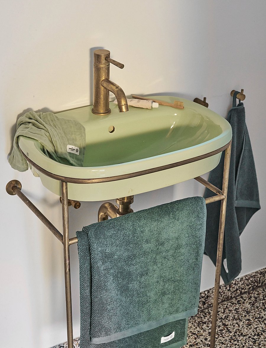 The Organic Company - MILD Bath towel - käterätikud ja saunalinad - 400 dark green - 3