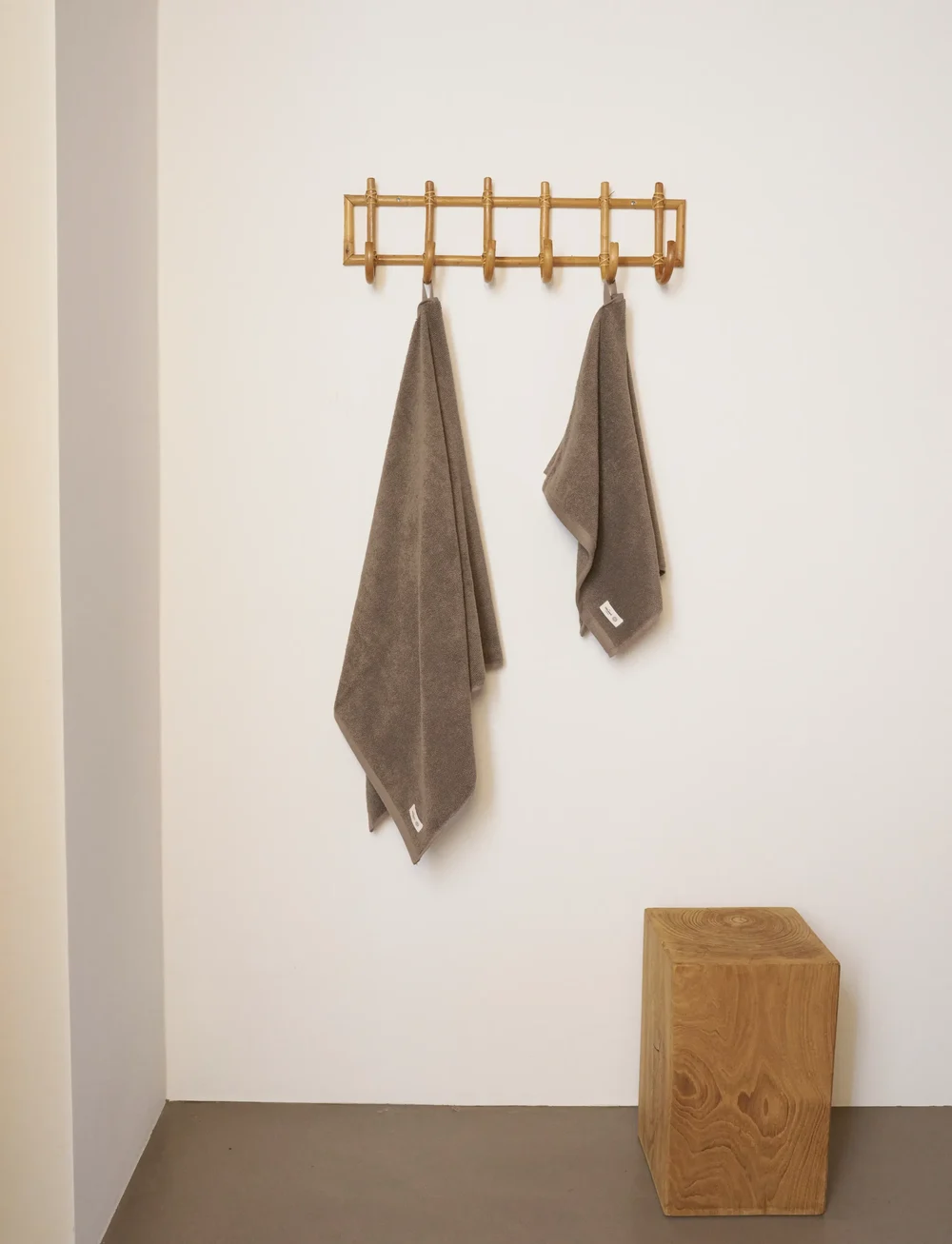 The Organic Company - MILD Bath towel - badehåndklæder - clay - 3