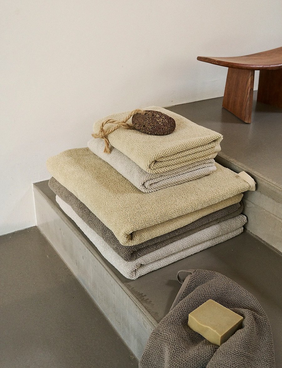 The Organic Company - MILD Hand towel - handtücher & badetücher - stone - 0