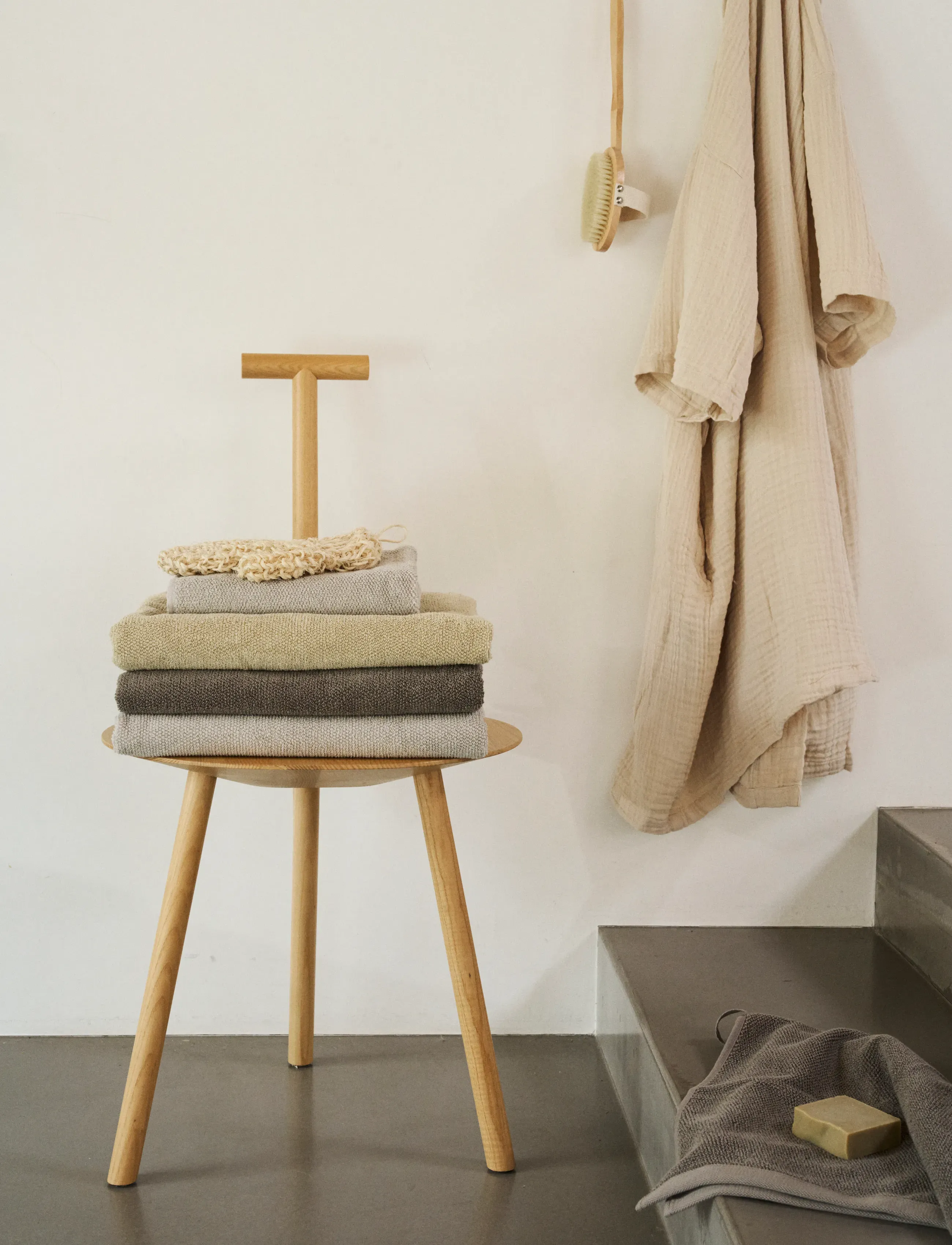 The Organic Company - MILD Hand towel - handtücher & badetücher - stone - 4