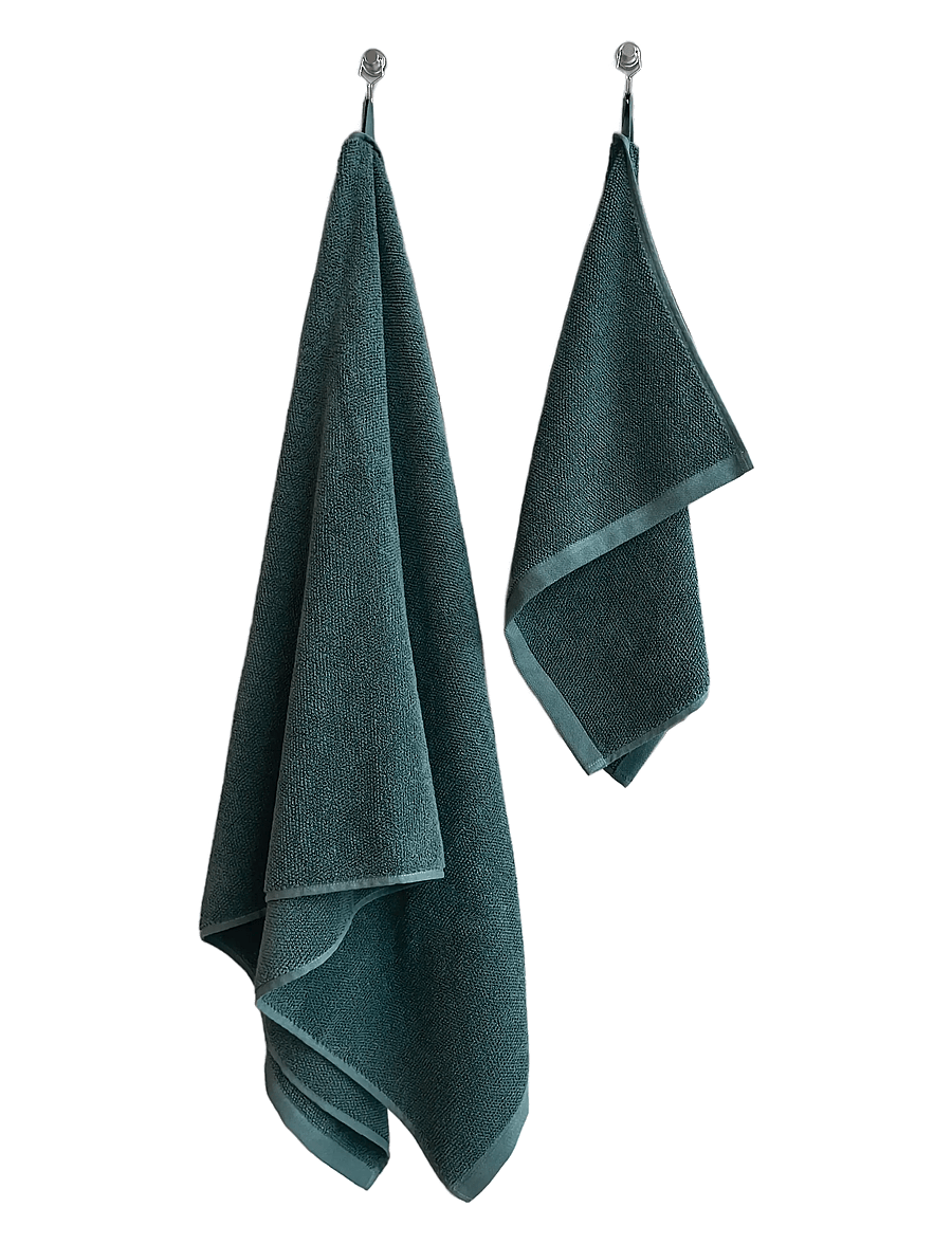 The Organic Company - MILD gift set (1+1) - käterätikud ja saunalinad - 400 dark green - 2