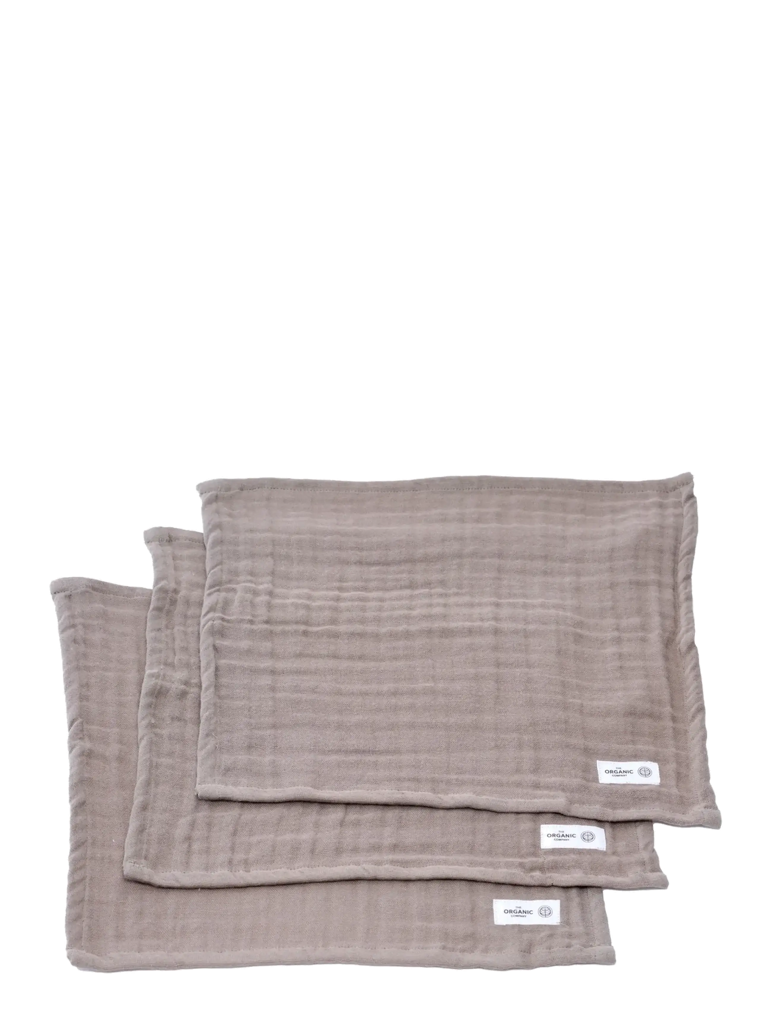 The Organic Company - FINE Wash Cloth (pack of 3 pcs) - badeværelsestilbehør - 225 clay - 2