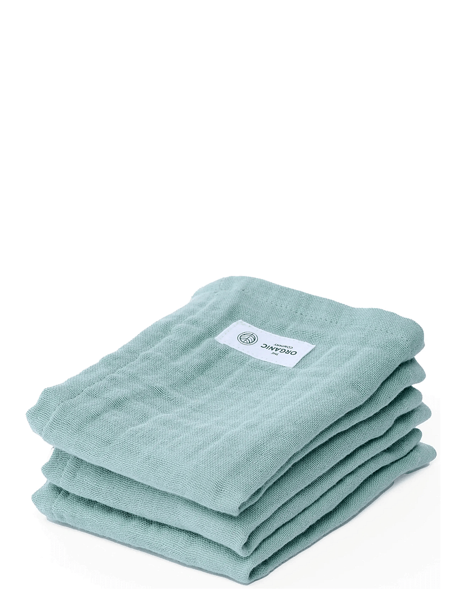 The Organic Company - FINE Wash Cloth (pack of 3 pcs) - badeværelsestilbehør - 410 dusty mint - 1