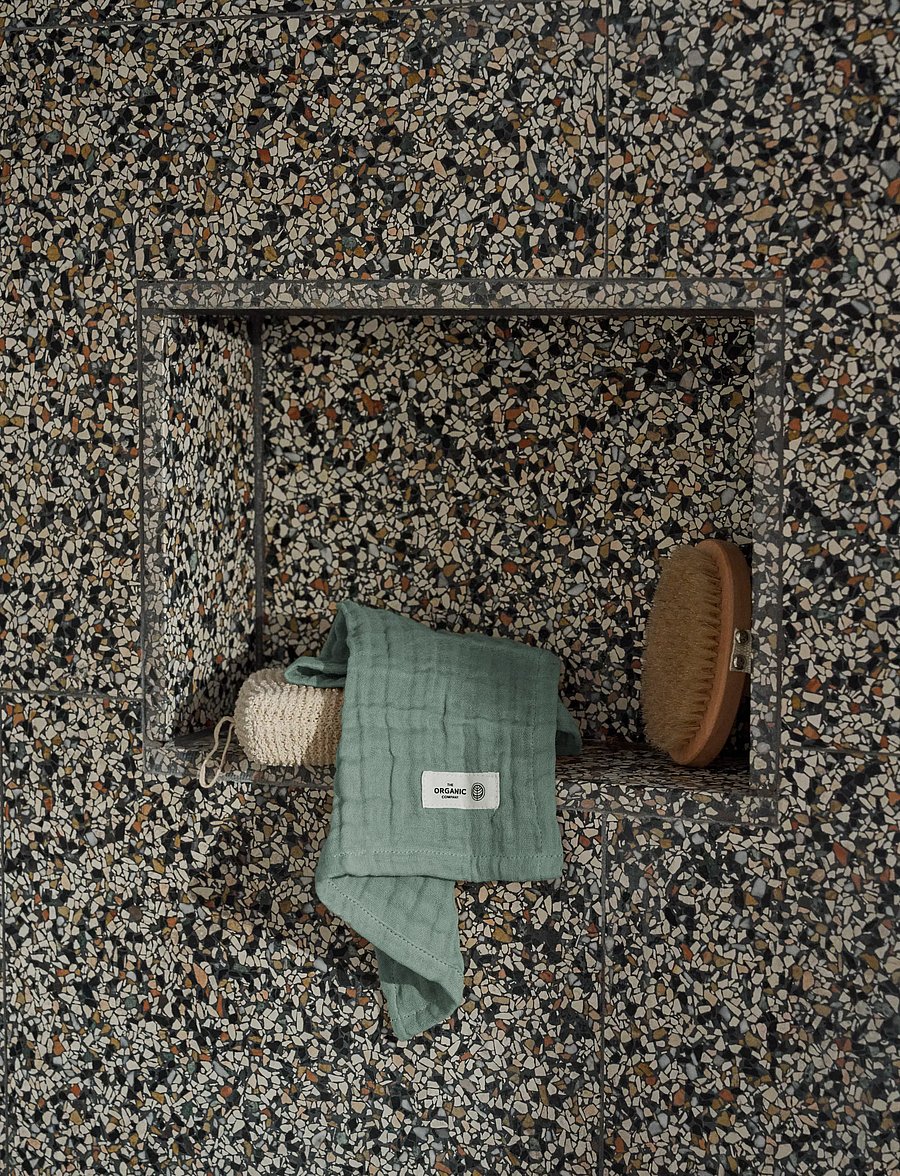 The Organic Company - FINE Wash Cloth (pack of 3 pcs) - badeværelsestilbehør - 410 dusty mint - 0