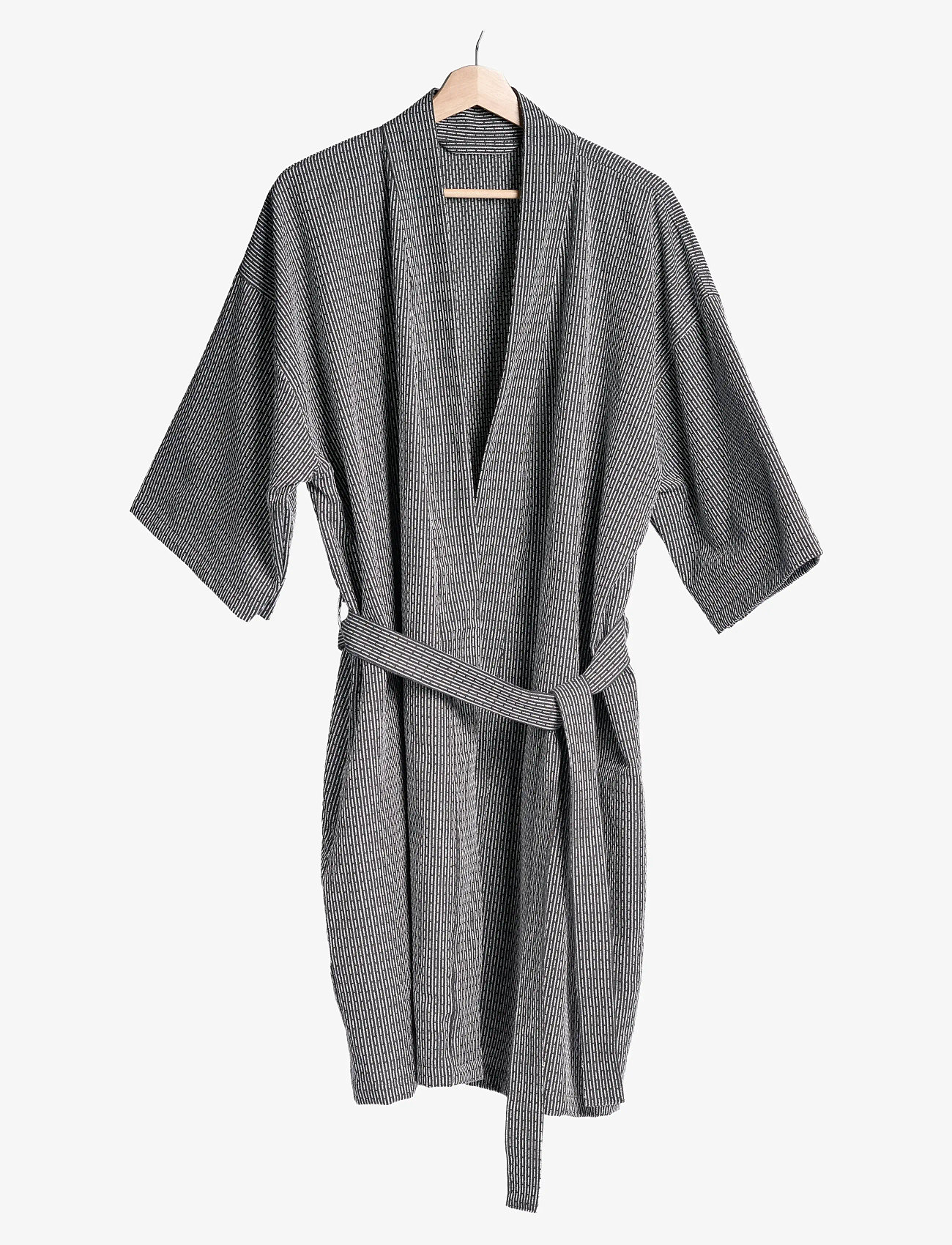 The Organic Company - Wellness Bathrobe - nach preis einkaufen - 111 evening grey - 0