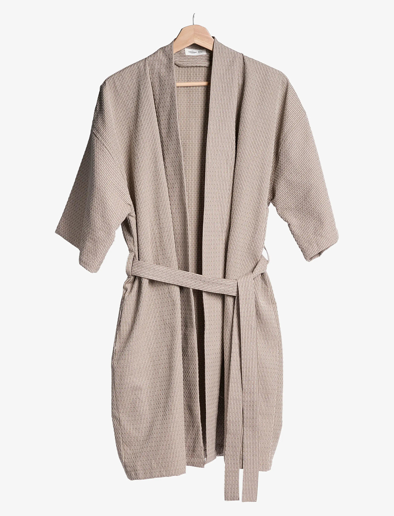 The Organic Company - Wellness Bathrobe - köp efter pris - 226 clay stone - 0