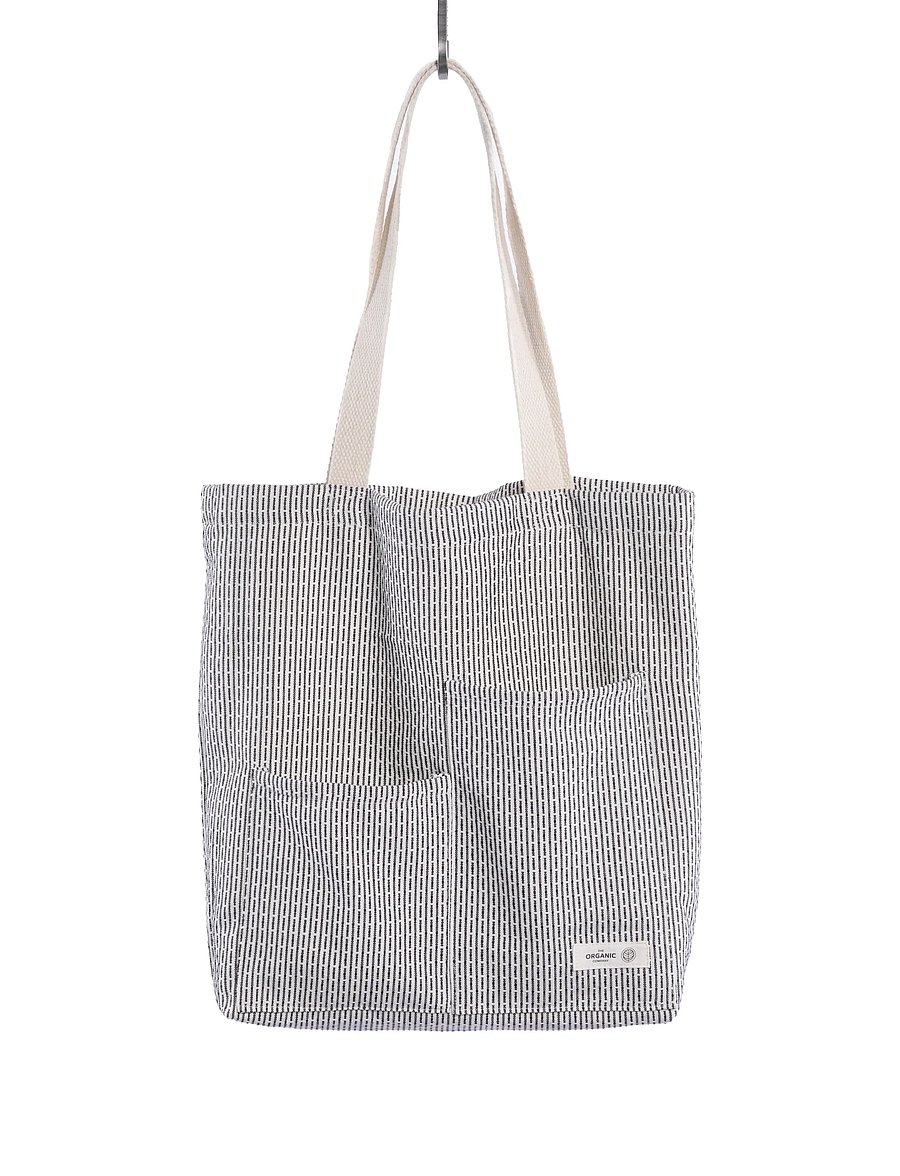 The Organic Company - Piqué Tote Bag - tote bags - 180 morning grey - 3