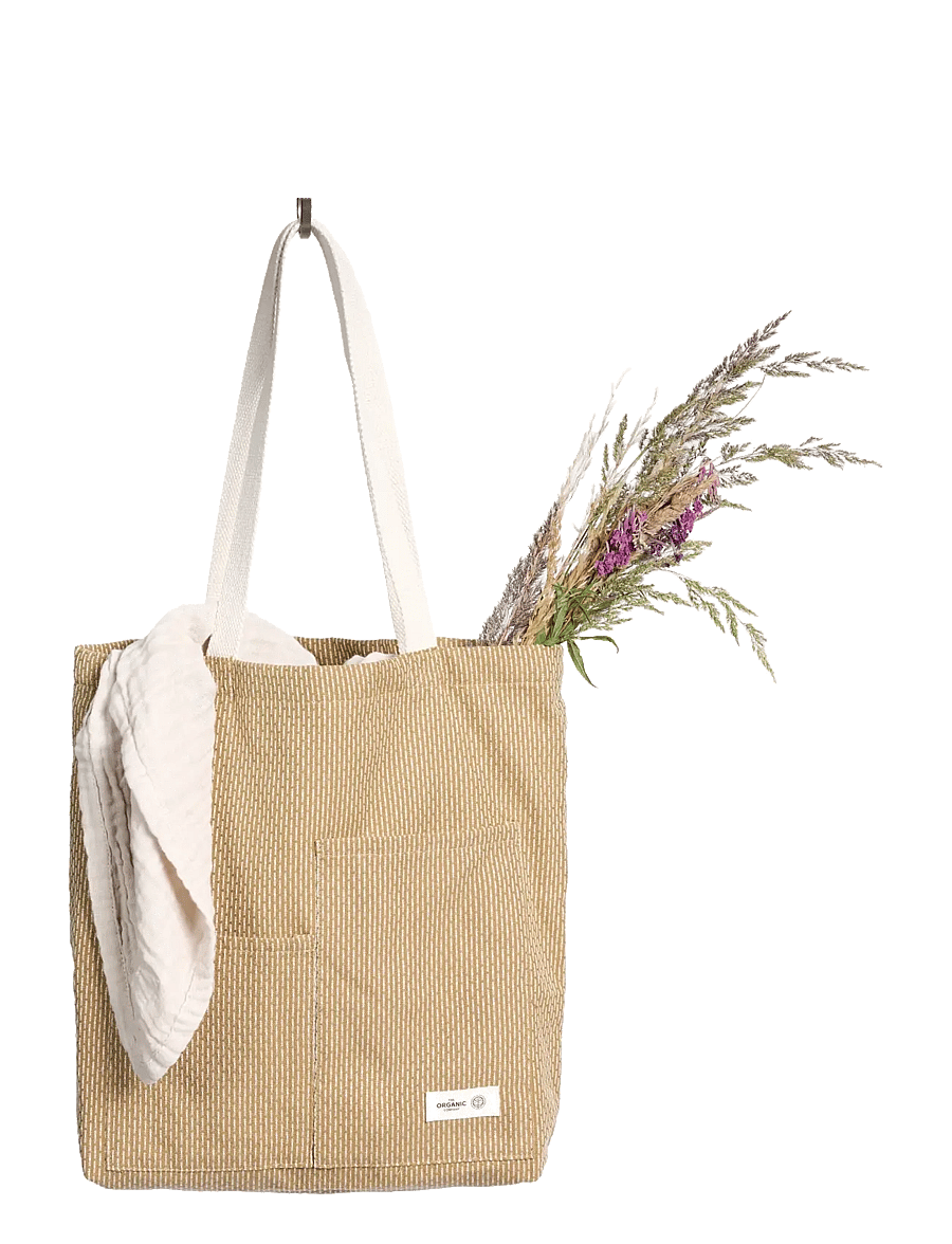 The Organic Company - Piqué Tote Bag - tote bags - 216 khaki stone - 1