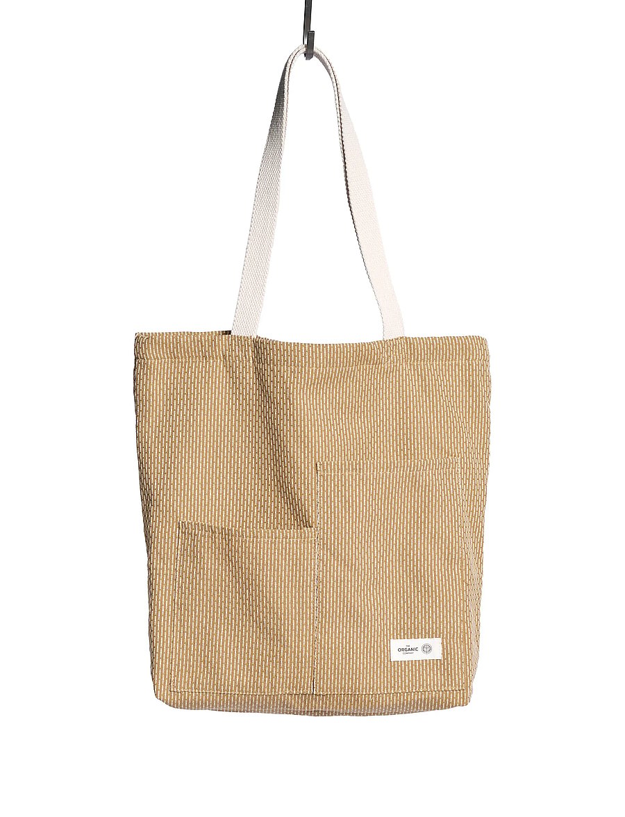 The Organic Company - Piqué Tote Bag - tote bags - 216 khaki stone - 4