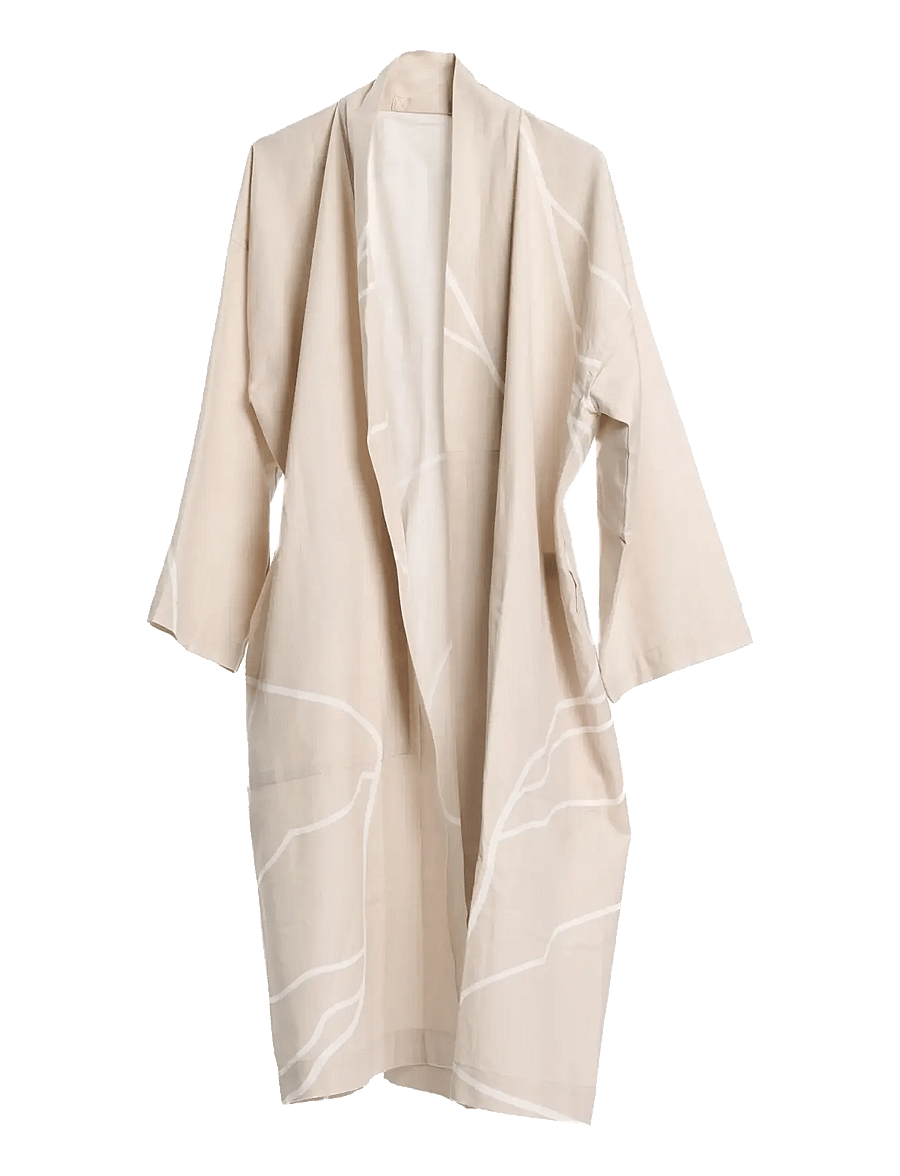 The Organic Company - RECONNECT Bathrobe - alltags-style - 202 stone - 1