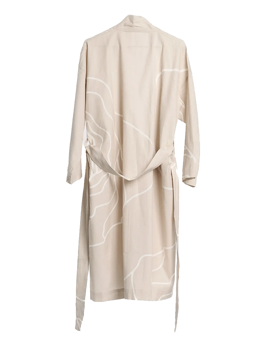 The Organic Company - RECONNECT Bathrobe - alltags-style - 202 stone - 2