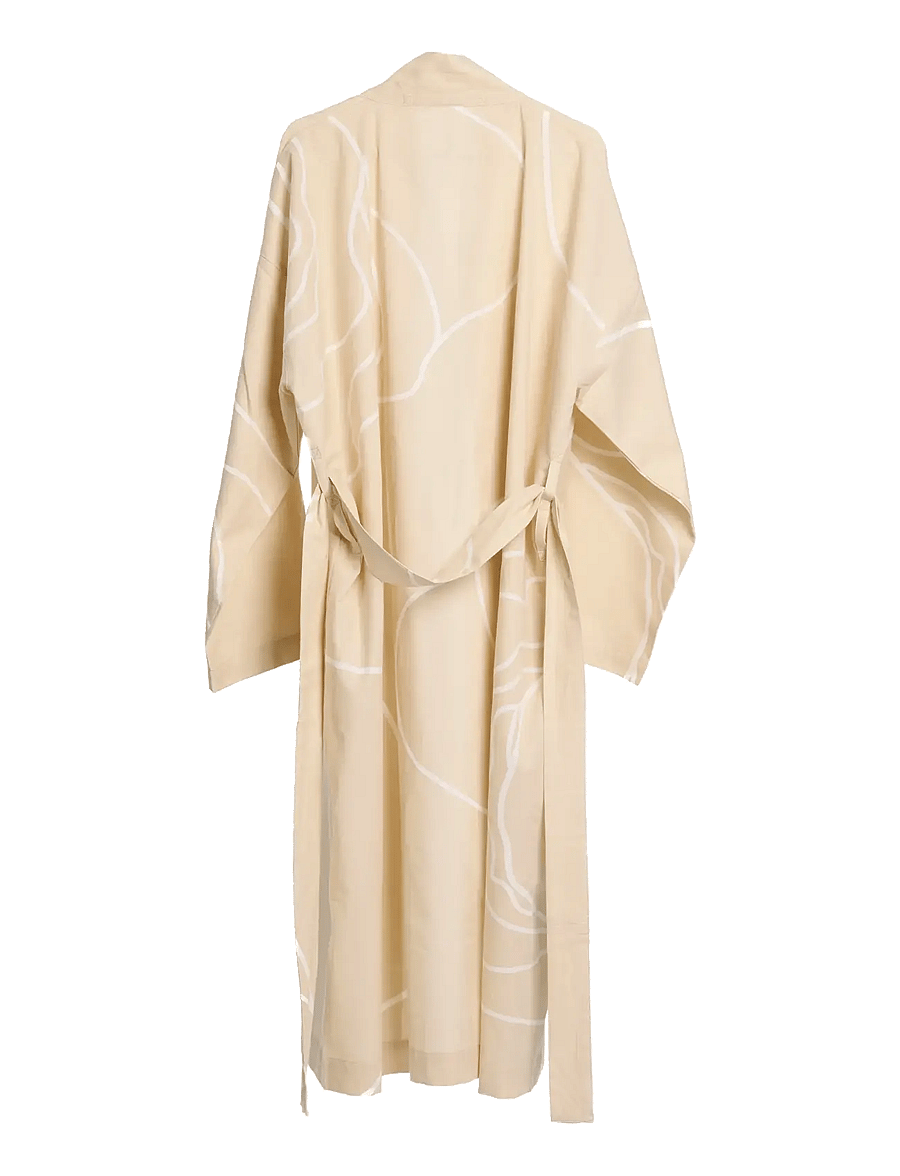 The Organic Company - RECONNECT Bathrobe - vardagsstil - 218 pale honey - 2