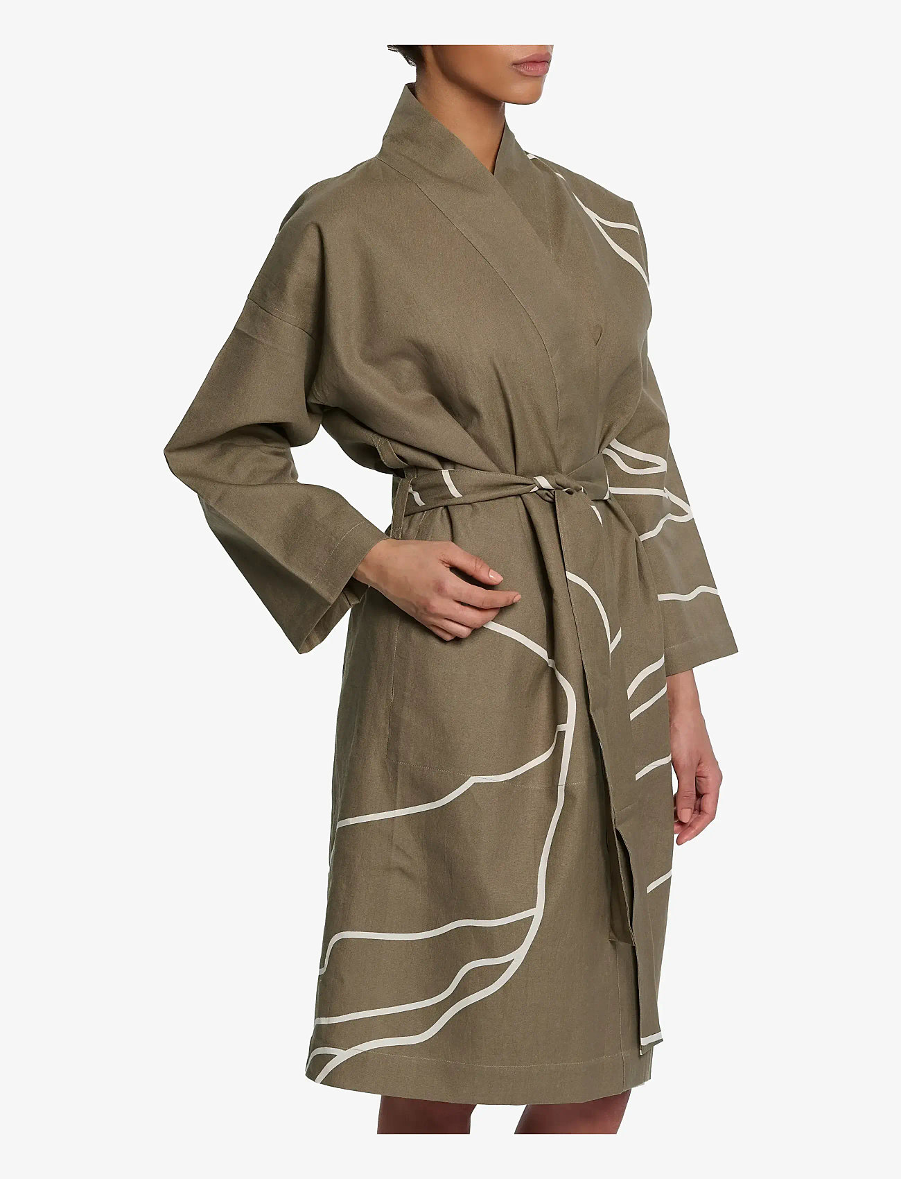 The Organic Company - RECONNECT Bathrobe - hverdags stil - 225 clay - 3