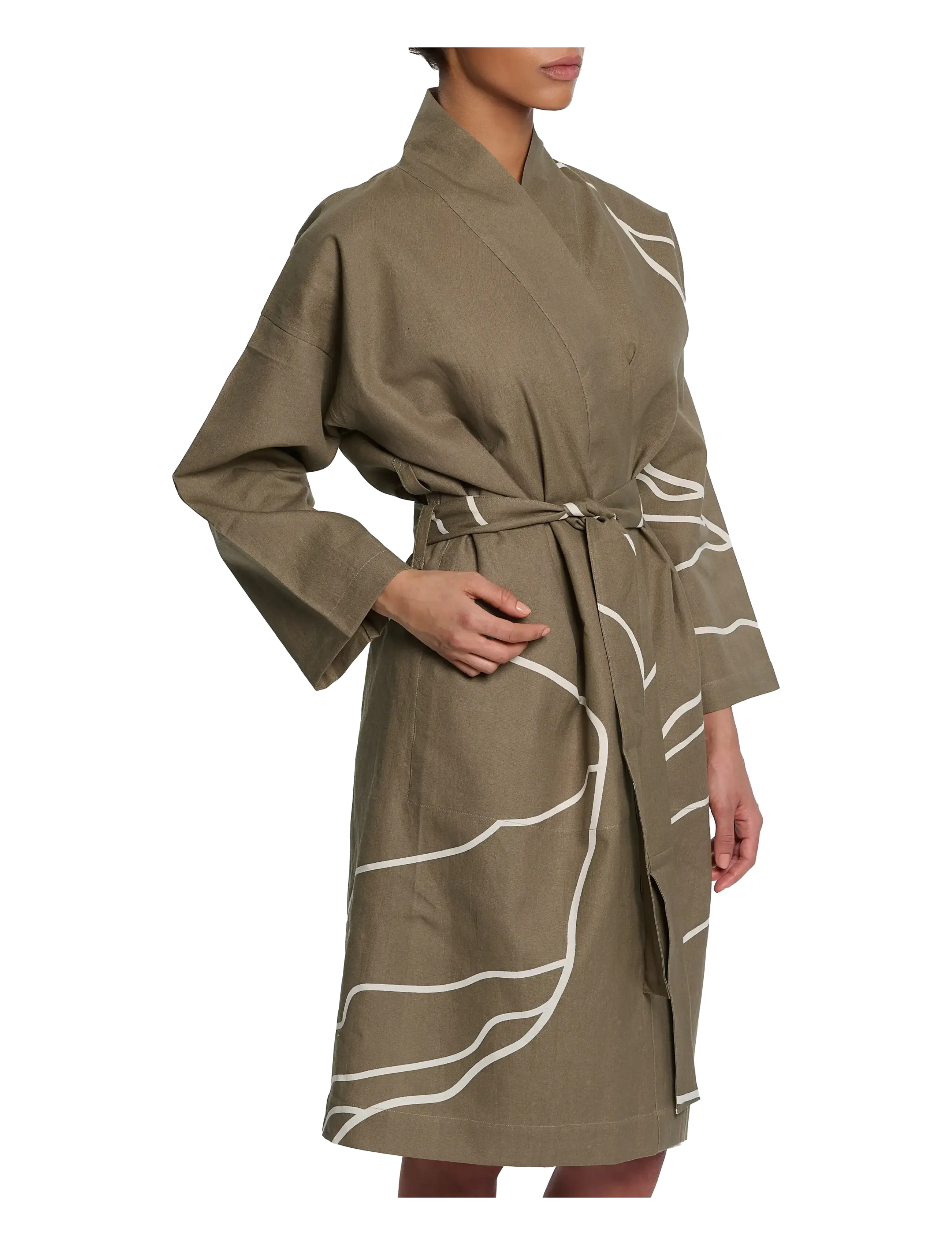 The Organic Company - RECONNECT Bathrobe - igapäevane stiil - 225 clay - 3