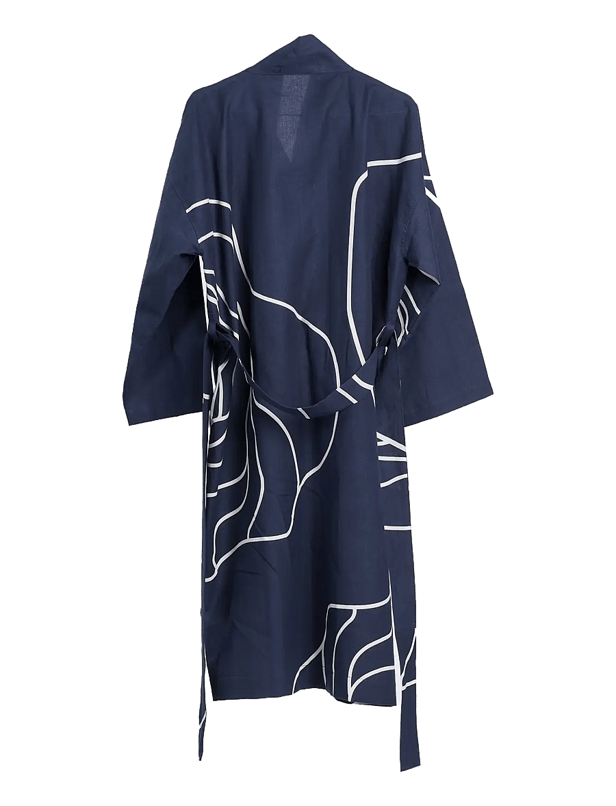 The Organic Company - RECONNECT Bathrobe - alltags-style - 500 dark blue - 2