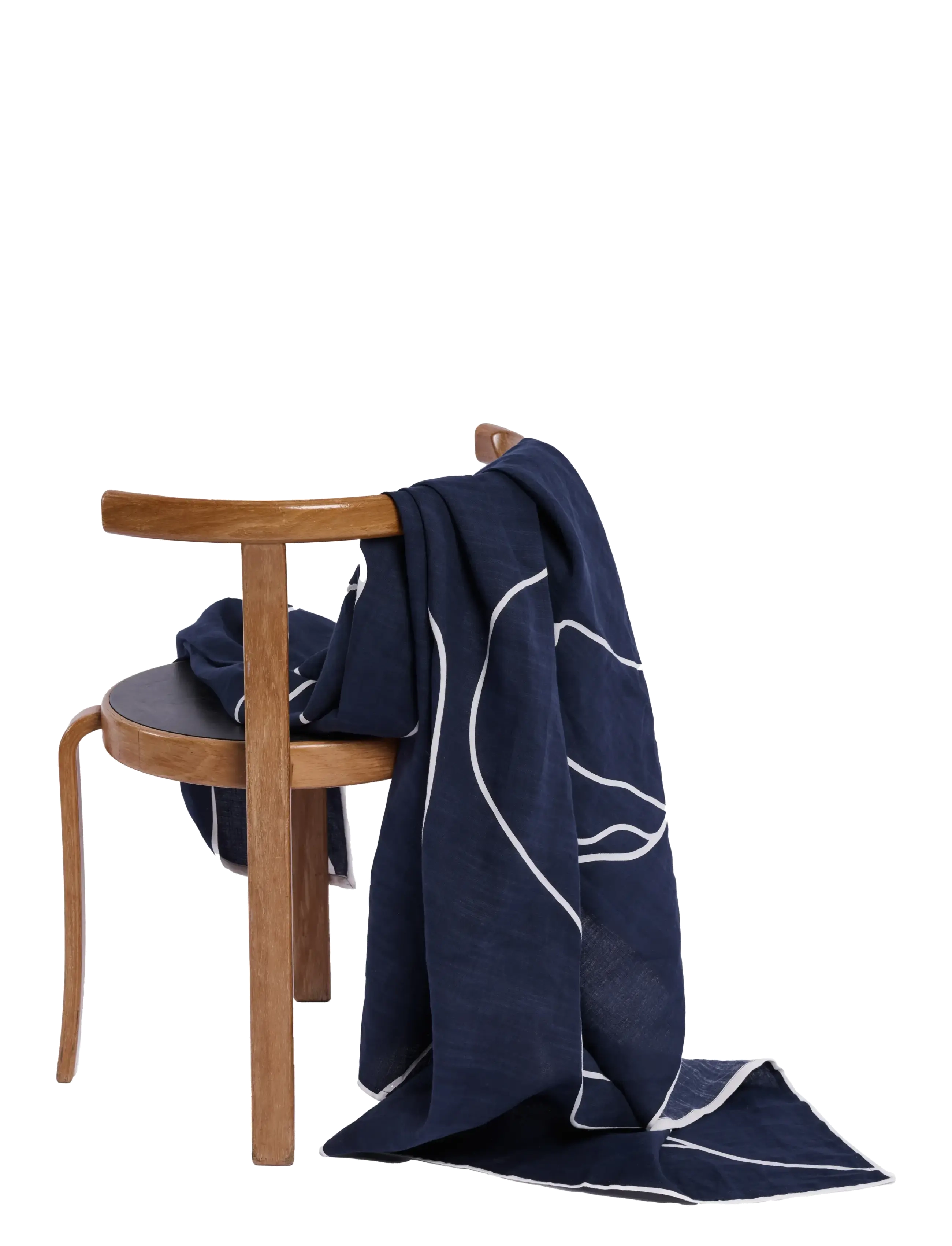 The Organic Company - RECONNECT Wrap - filtar & plädar - 500 dark blue - 2