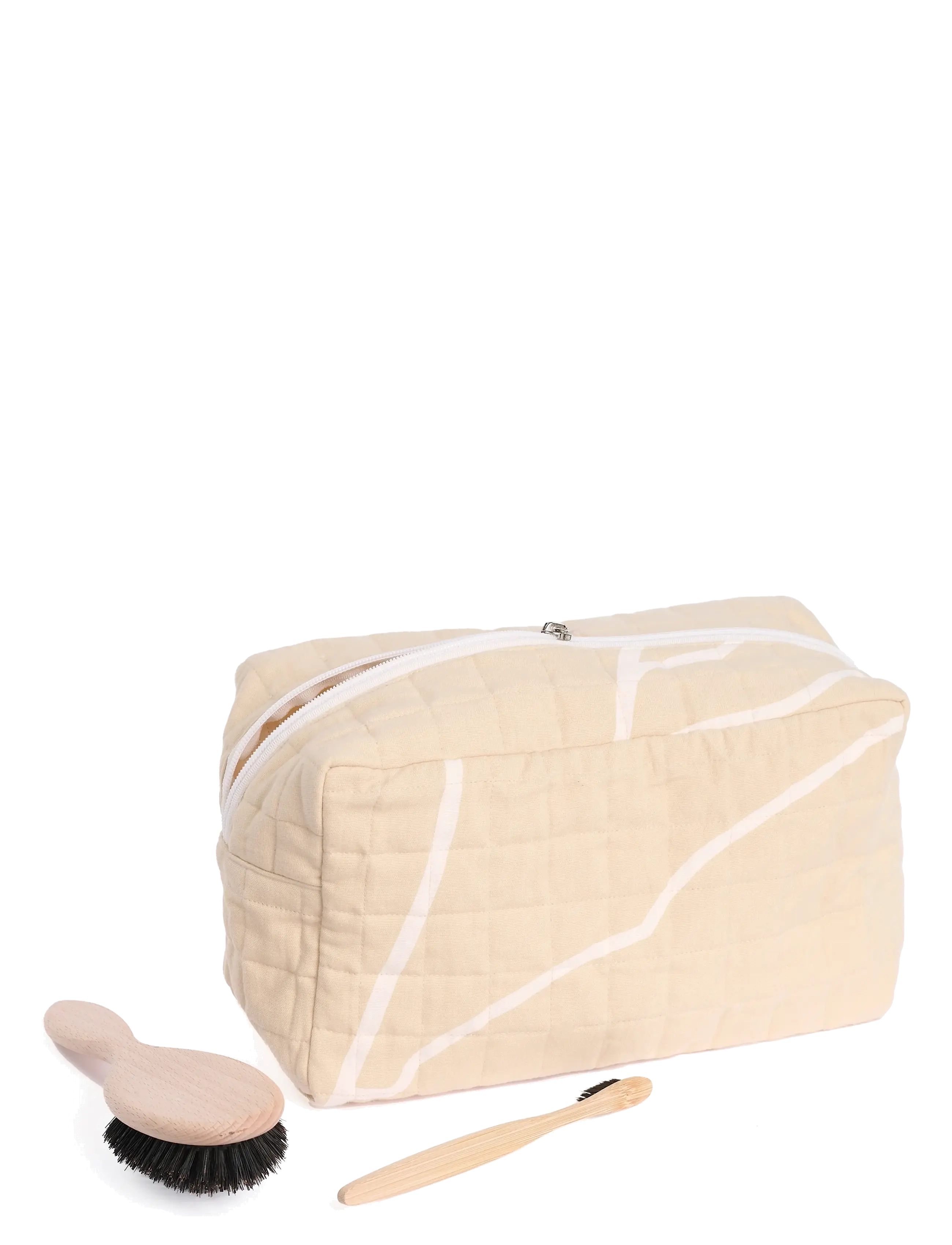THE ORGANIC COMPANY Reconnect Toiletry Tasche Beige - 28X 16X 13CM - Damen