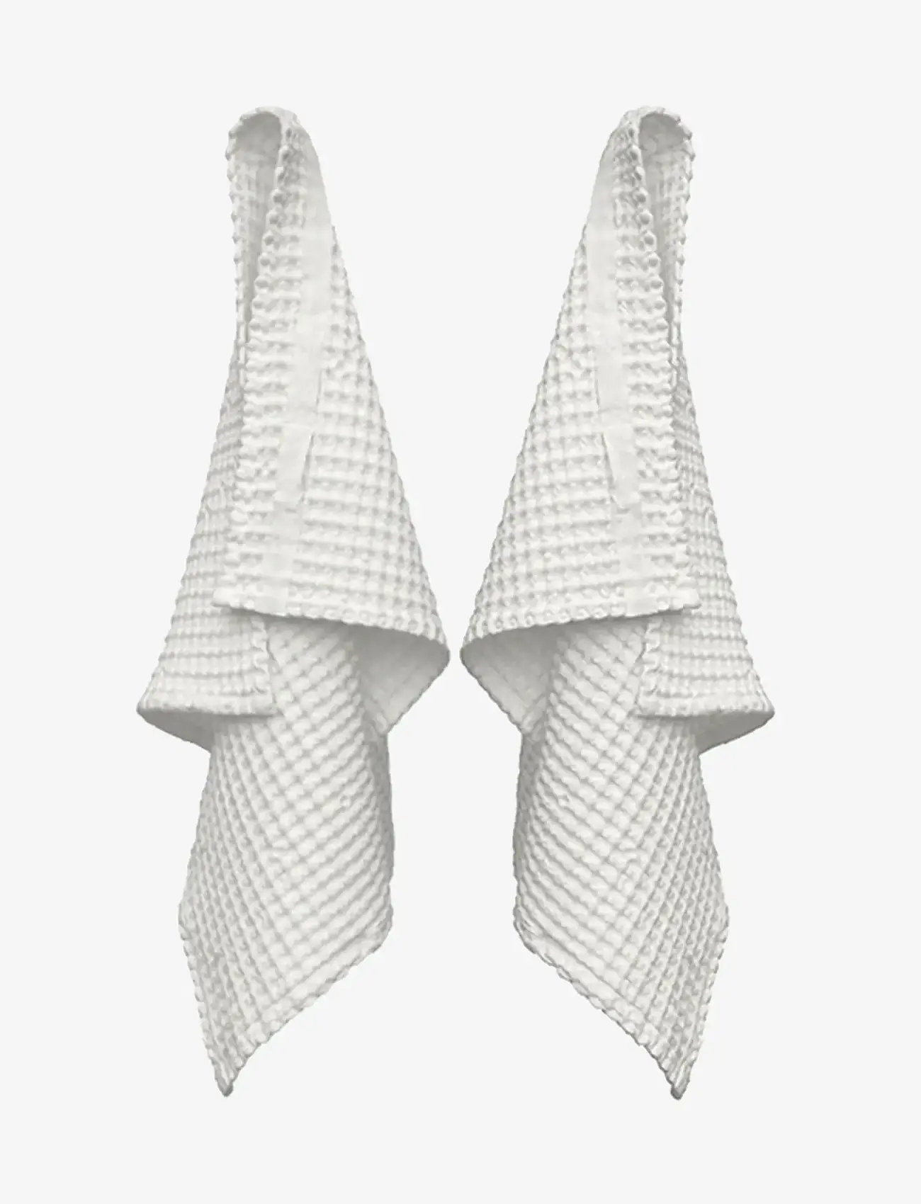 The Organic Company - Big Waffle Hand Towel (2 pack) - hand towels - 200 natural white - 1
