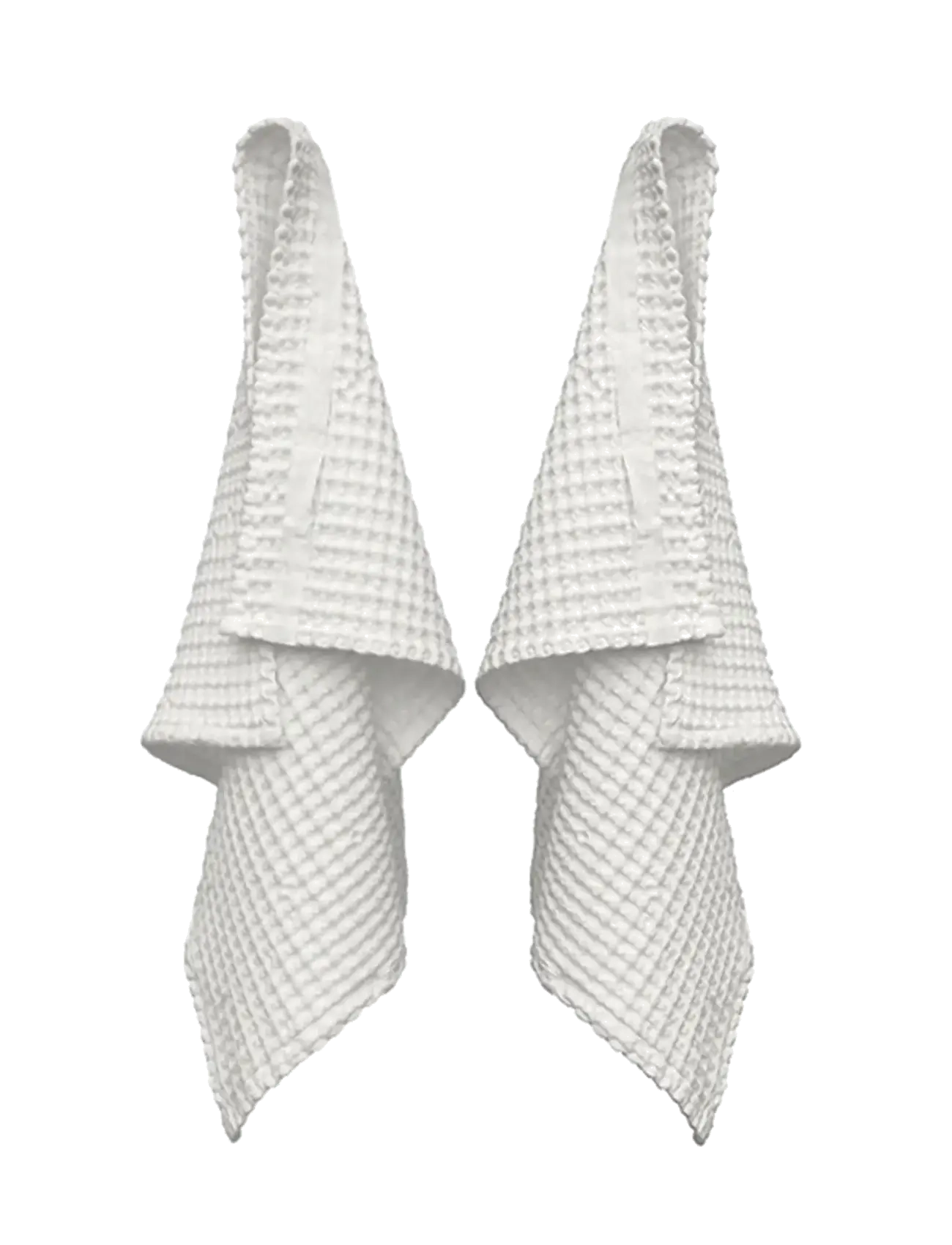 The Organic Company Big Waffle Hand Towel (2 pack) - Vannas istaba - 200 NATURAL WHITE / white