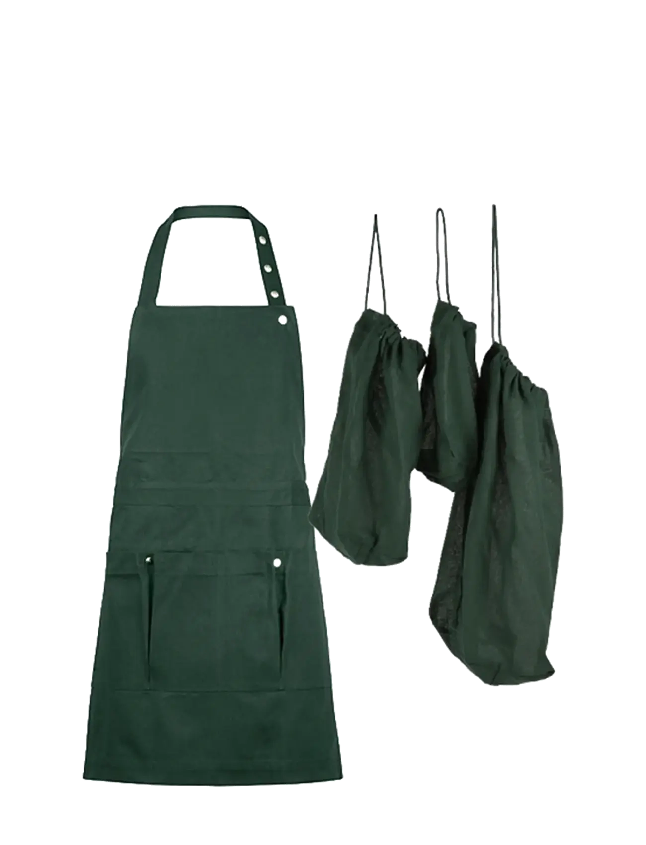 THE ORGANIC COMPANY Garden Apron Und Foraging Taschen (2 Pack) Grün - One Size - Unisex