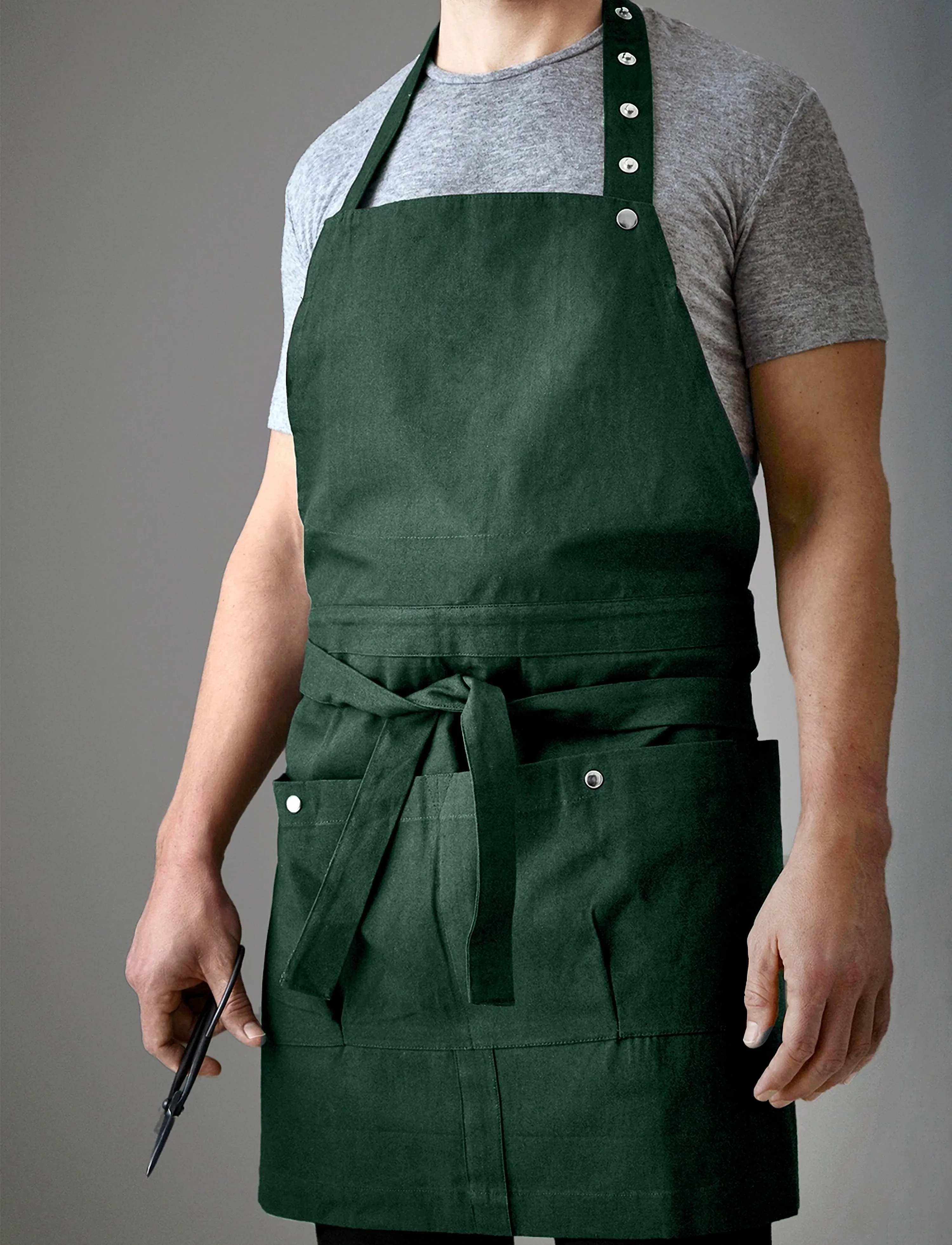 The Organic Company Garden Apron And Foraging Bags (2 Pack), One Size, Kitchen Textiles, Grün - Aprons, Homeware