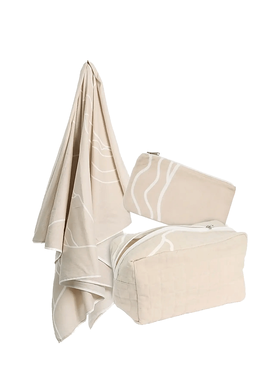 The Organic Company - RECONNECT bundle 1 (3 items) - plaider - 202 stone - 1