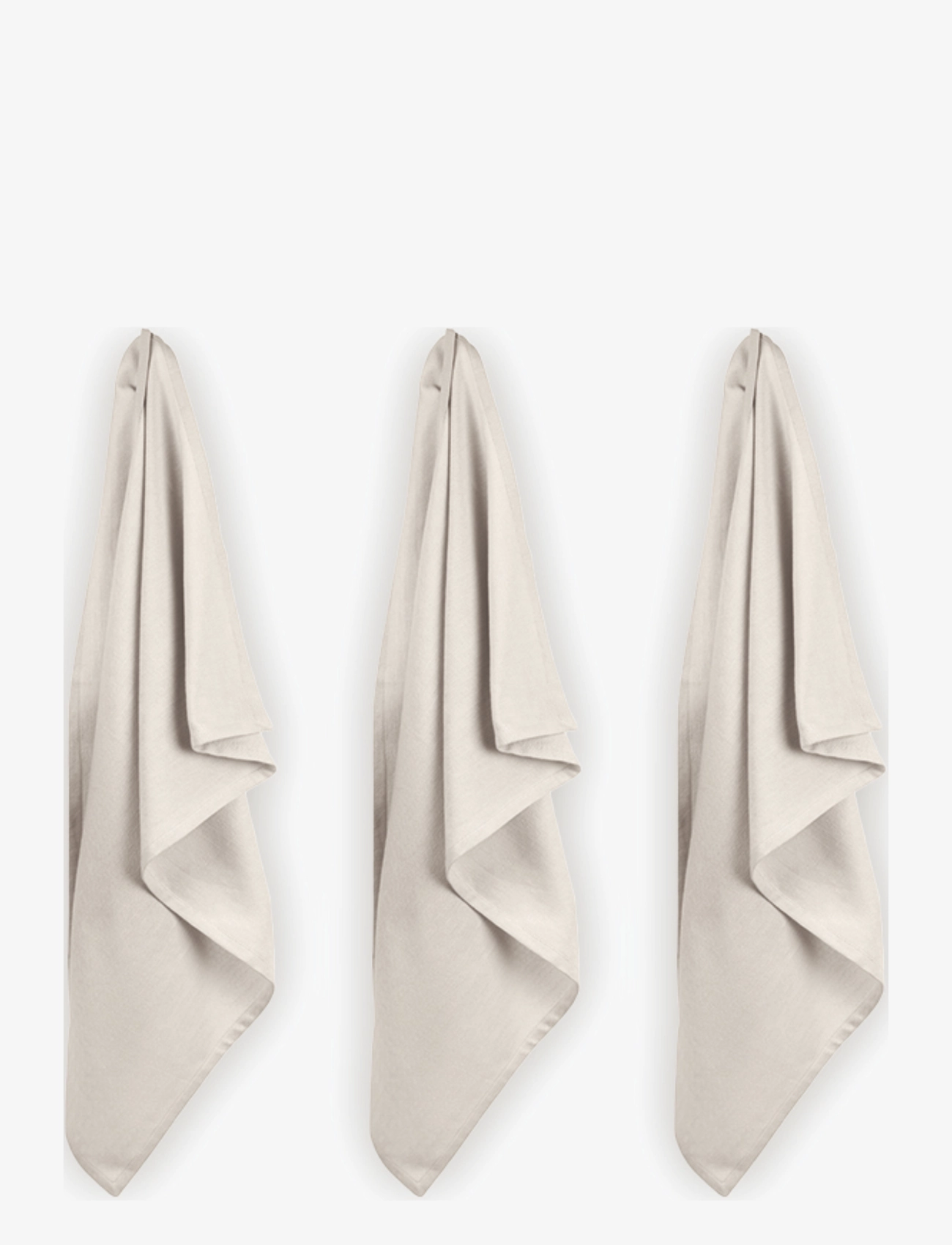 The Organic Company Kitchen Towel (3 Pack), Kitchen Håndklæde, Beige, Str: 53X 86CM