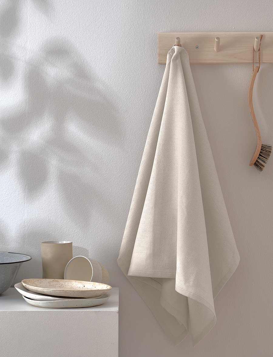 The Organic Company - Kitchen Towel (3 pack) - küchenhandtücher - 202 stone - 3