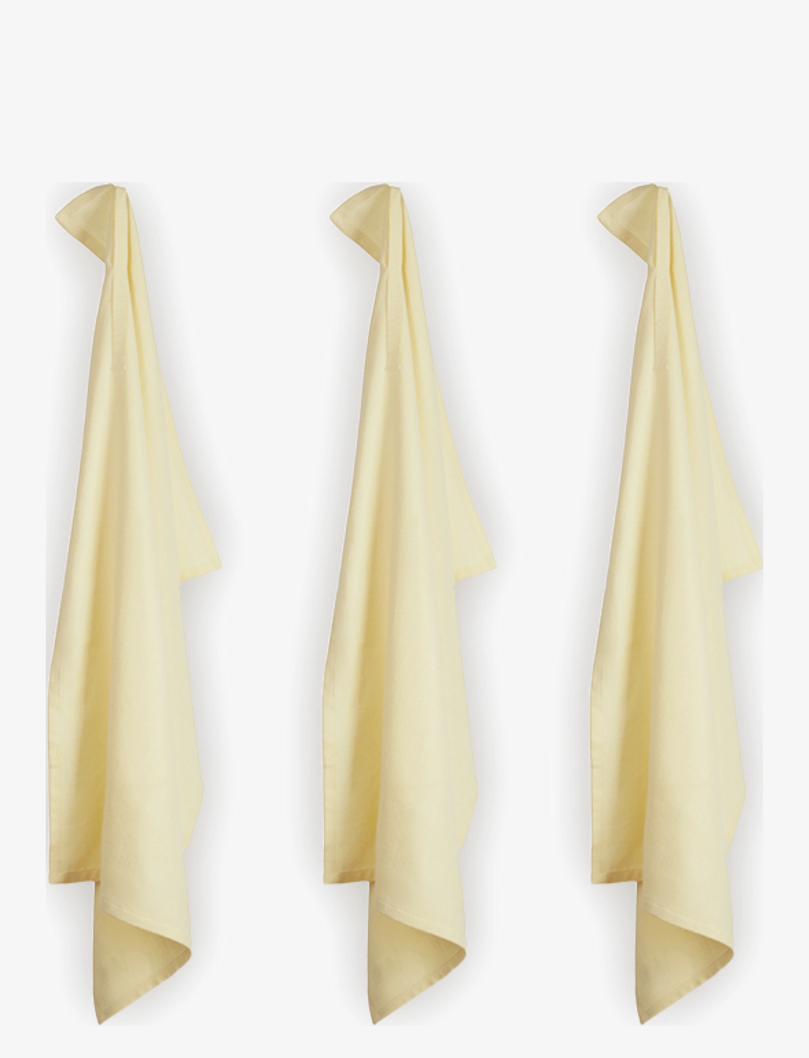 The Organic Company Kitchen Towel (3 pack) - Kitchen textiles - 210 PALE YELLOW / yellow